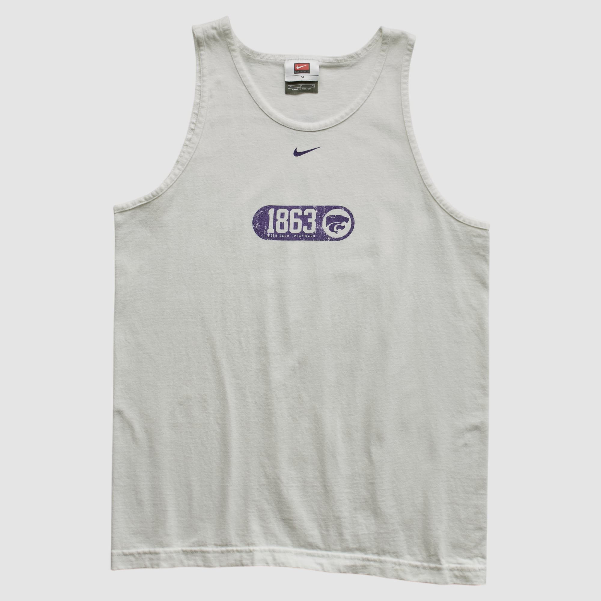 Kansas State Wildcats Nike 2000s Tank - White - M