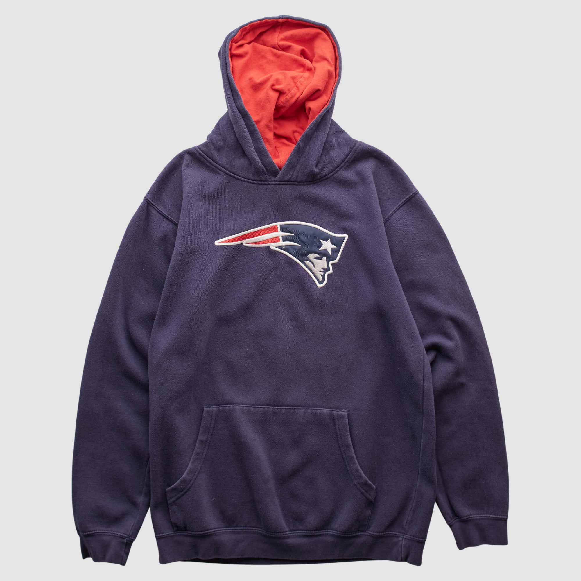 New England Patriots NFL 2000s Hooded Pullover Sweatshirt - Navy - XS