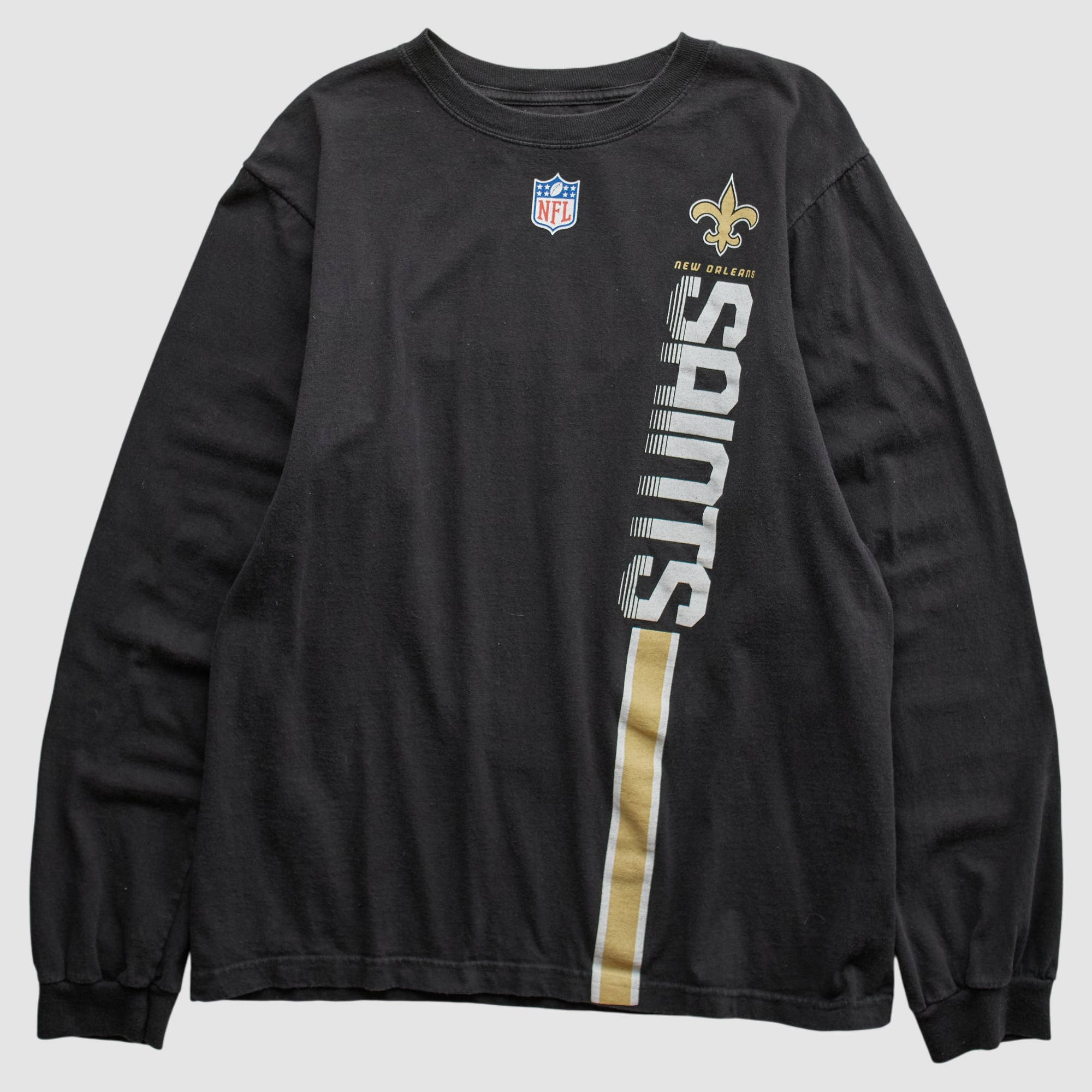 New Orleans Saints Reebok 2000s Long Sleeve T-shirt - Black - M