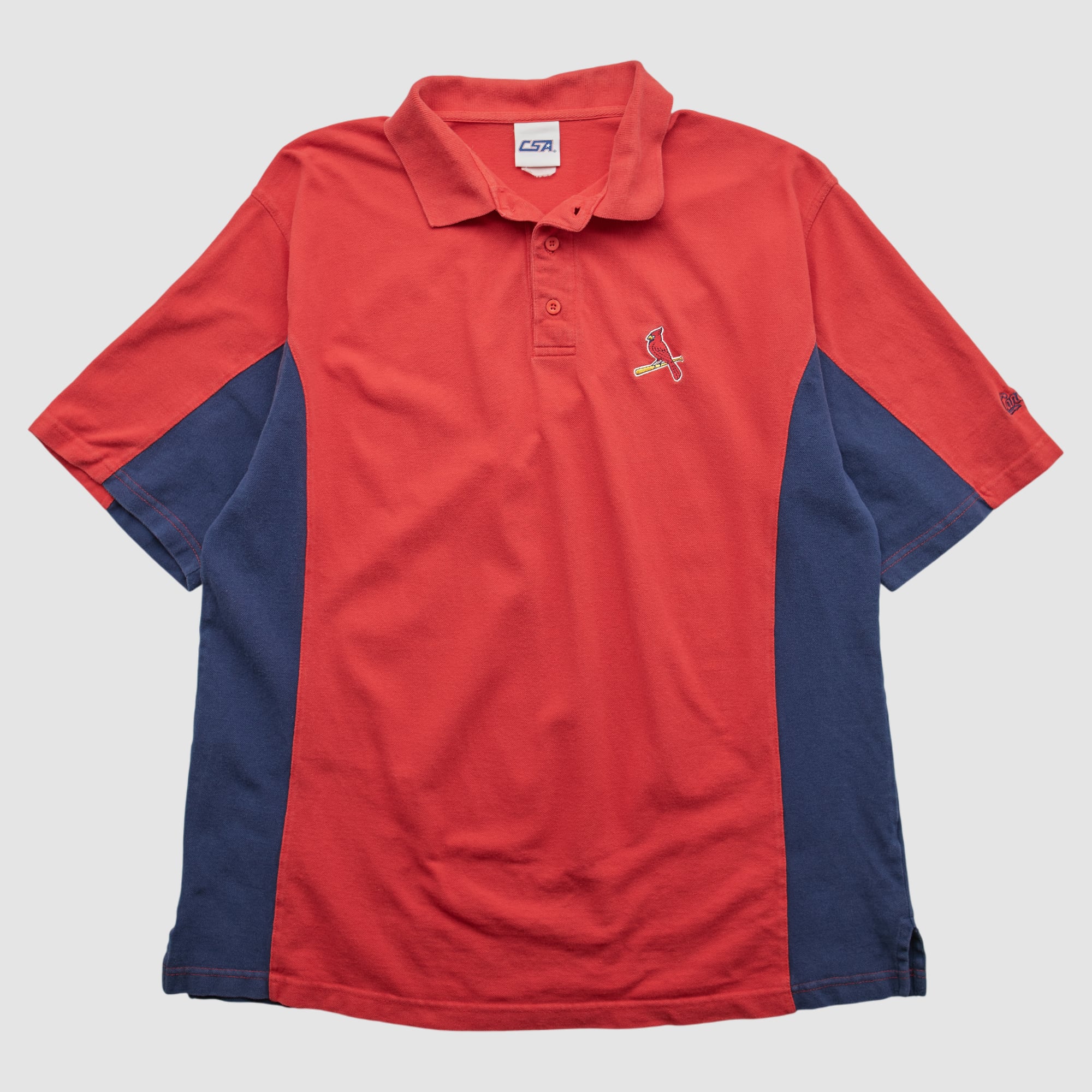 St. Louis Cardinals CSA 2000s Polo - Red - 2XL