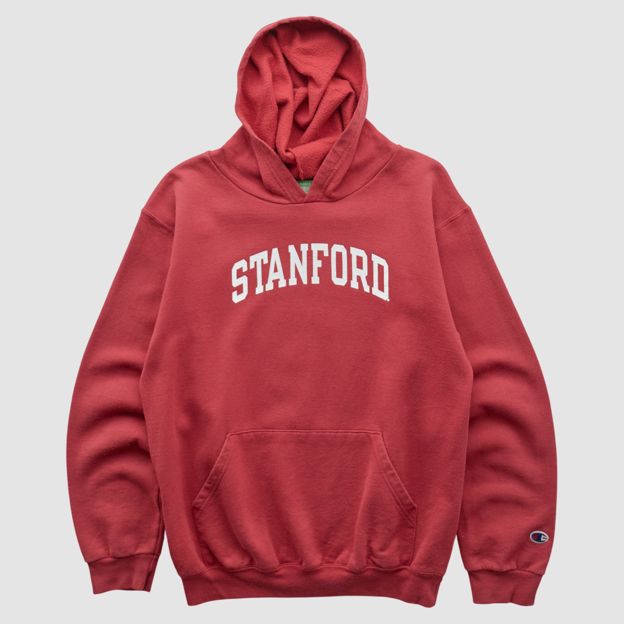 Stanford Cardinal Champion 2010s Hooded Pullover Sweatshirt - Red - XS