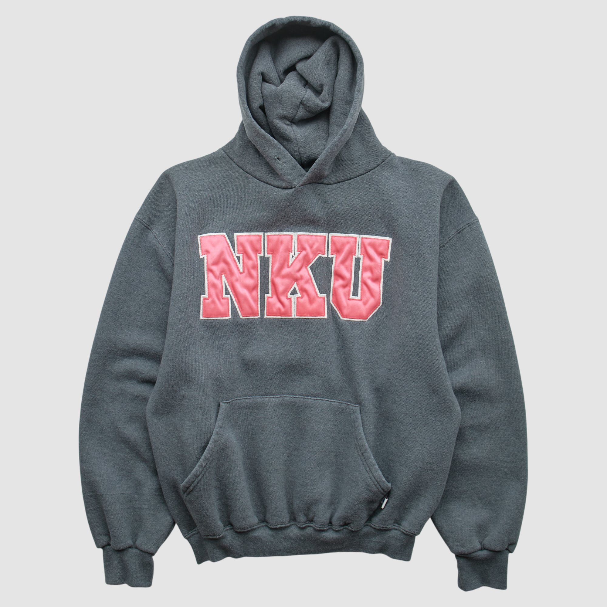 Northern Kentucky University Norse Russell 2000s Hooded Pullover Sweatshirt - Charcoal - S