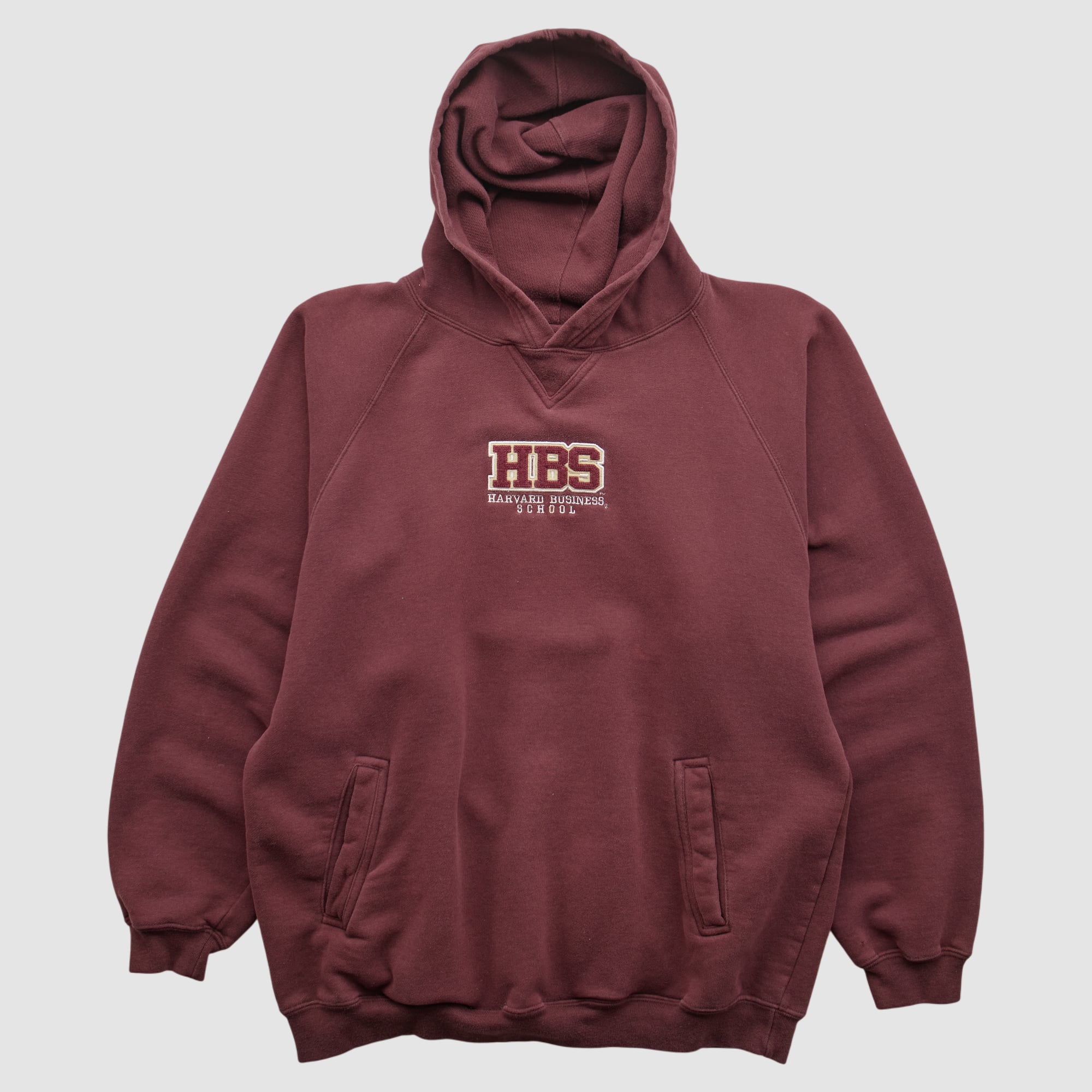 Harvard Crimson Jansport 2000s Hooded Pullover Sweatshirt - Maroon - S