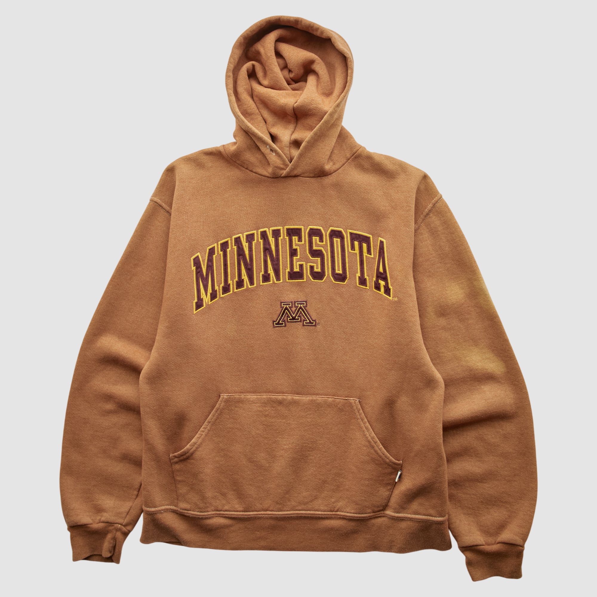 Minnesota Golden Gophers Russell 2000s Hooded Pullover Sweatshirt - Tan - S