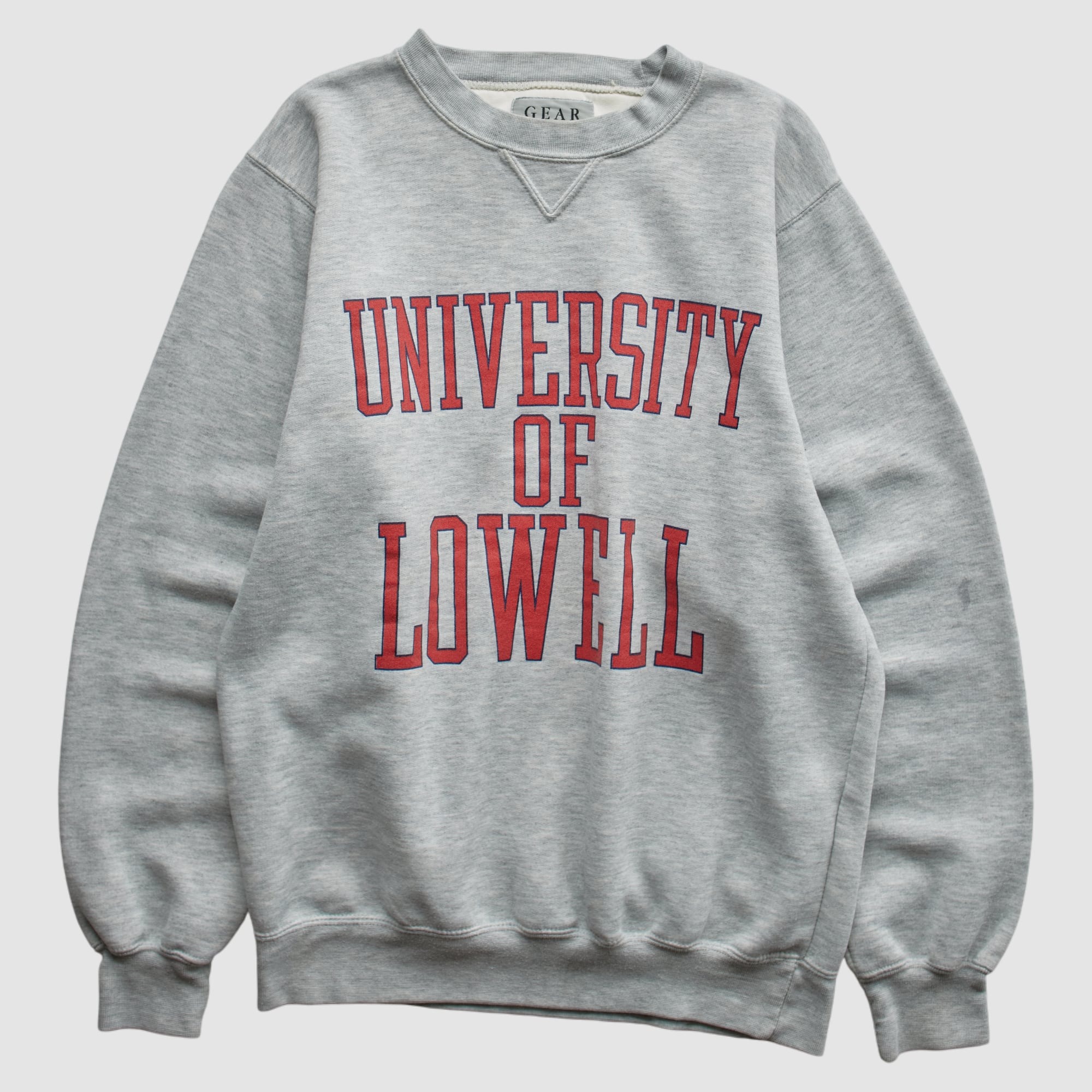 UMass Lowell River Hawks Gear For Sports 2000s Pullover Sweatshirt - Heather Gray - S