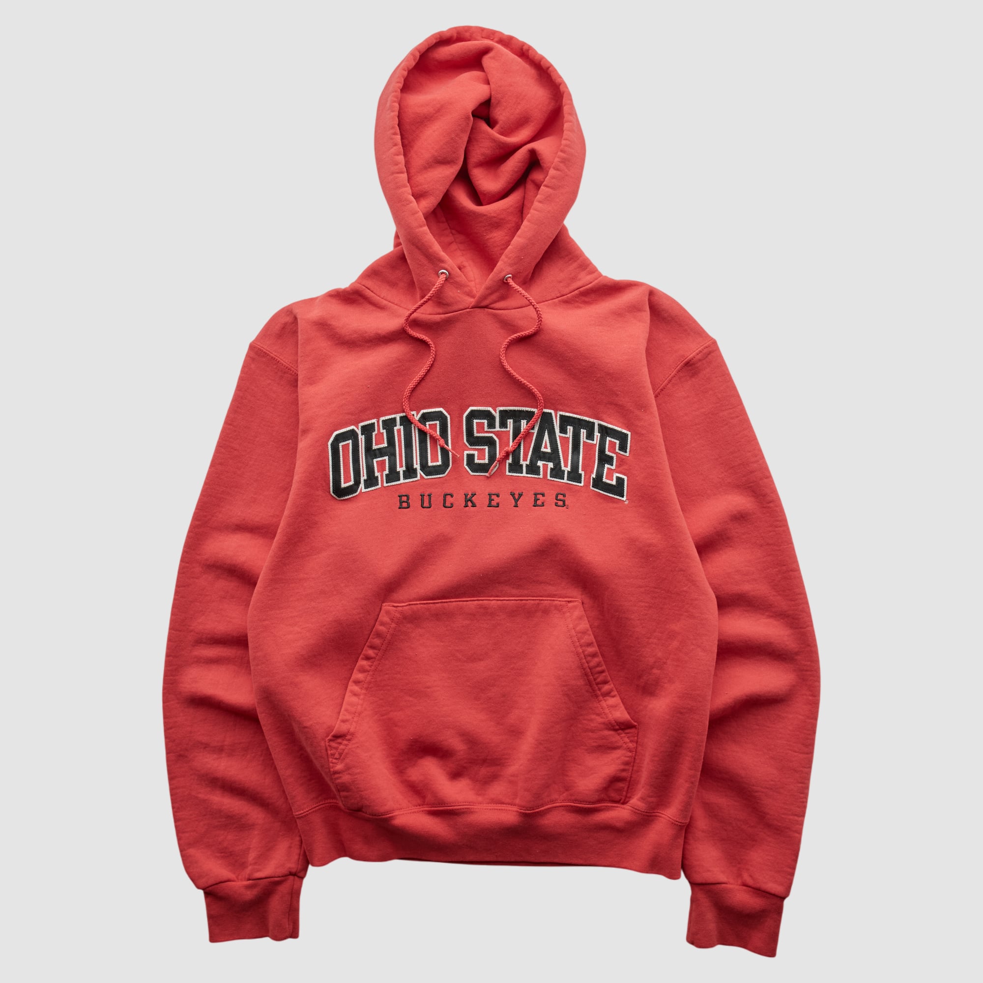 Ohio State Buckeyes Champion 2000s Hooded Pullover Sweatshirt - Red - XXS