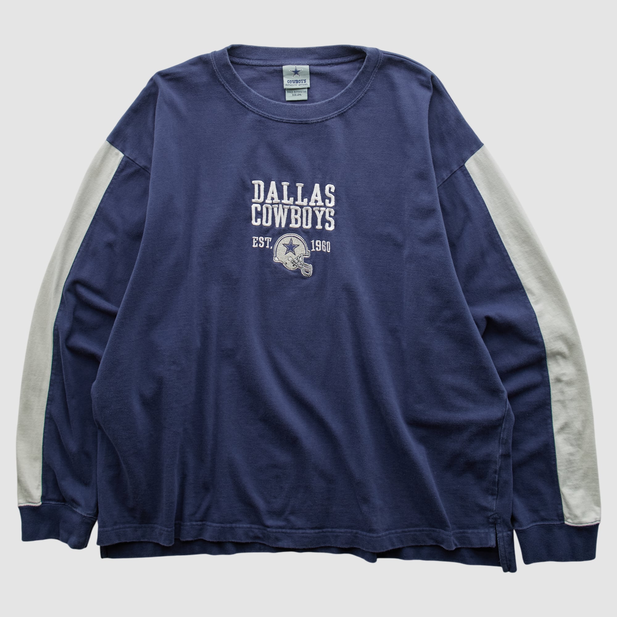 Dallas Cowboys 2000s Long Sleeve T-shirt - Navy - 3XL