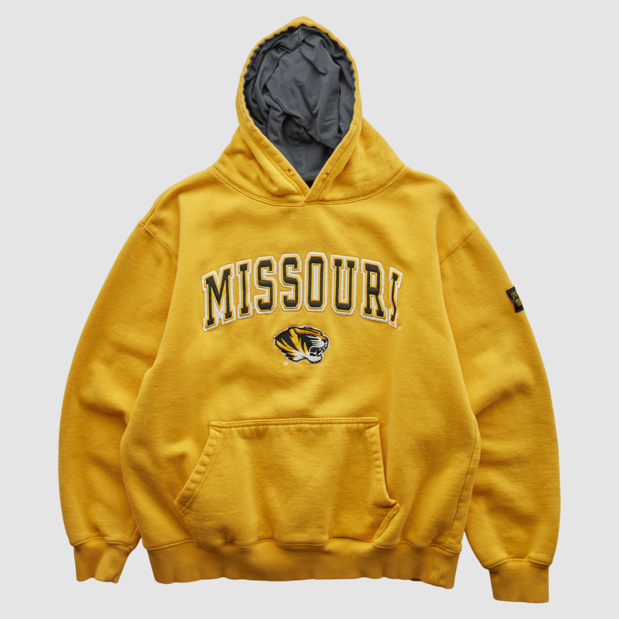 Missouri Tigers Colosseum 2000s Hooded Pullover Sweatshirt - Yellow - S