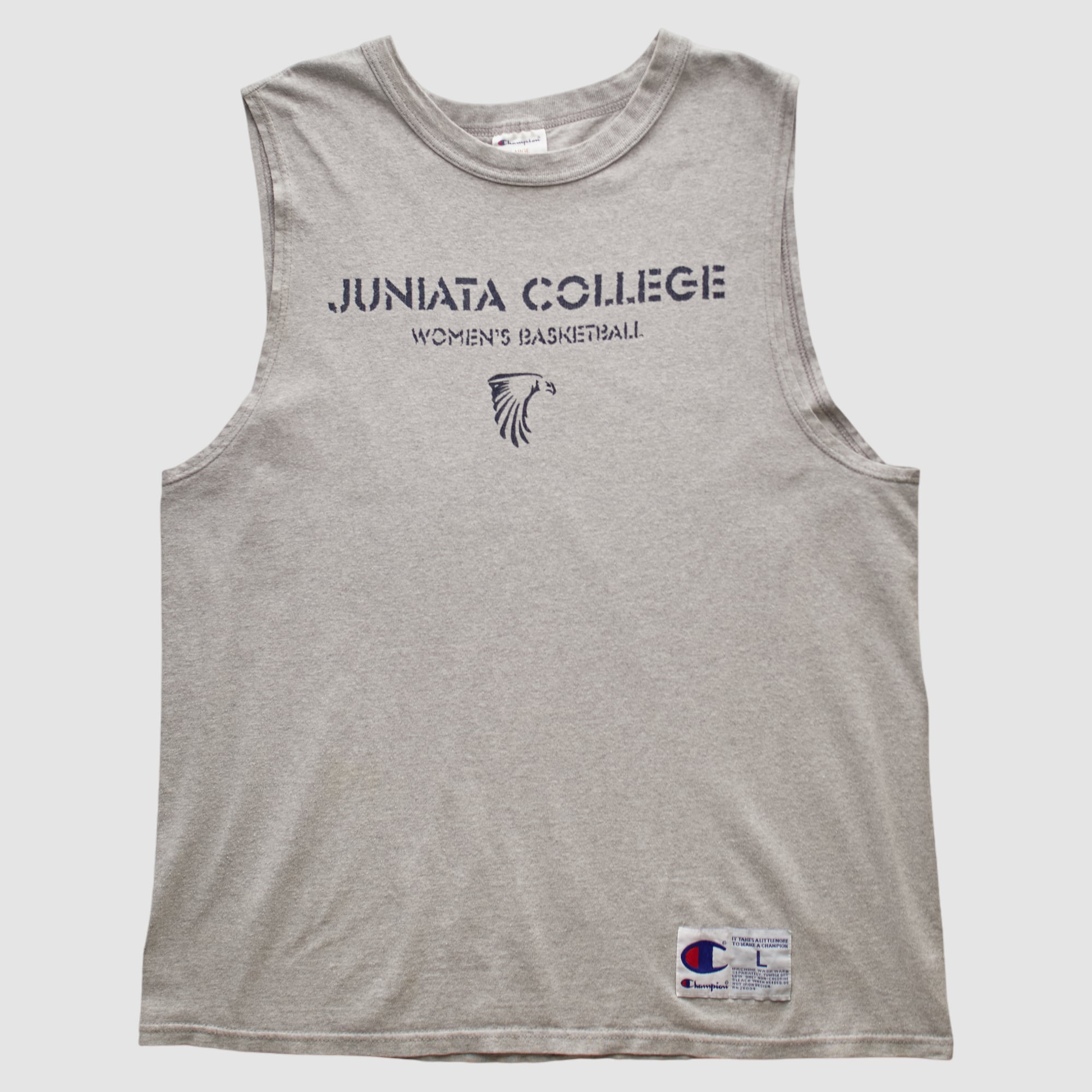 Juniata Eagles Champion 90s Tank - Heather Gray - L