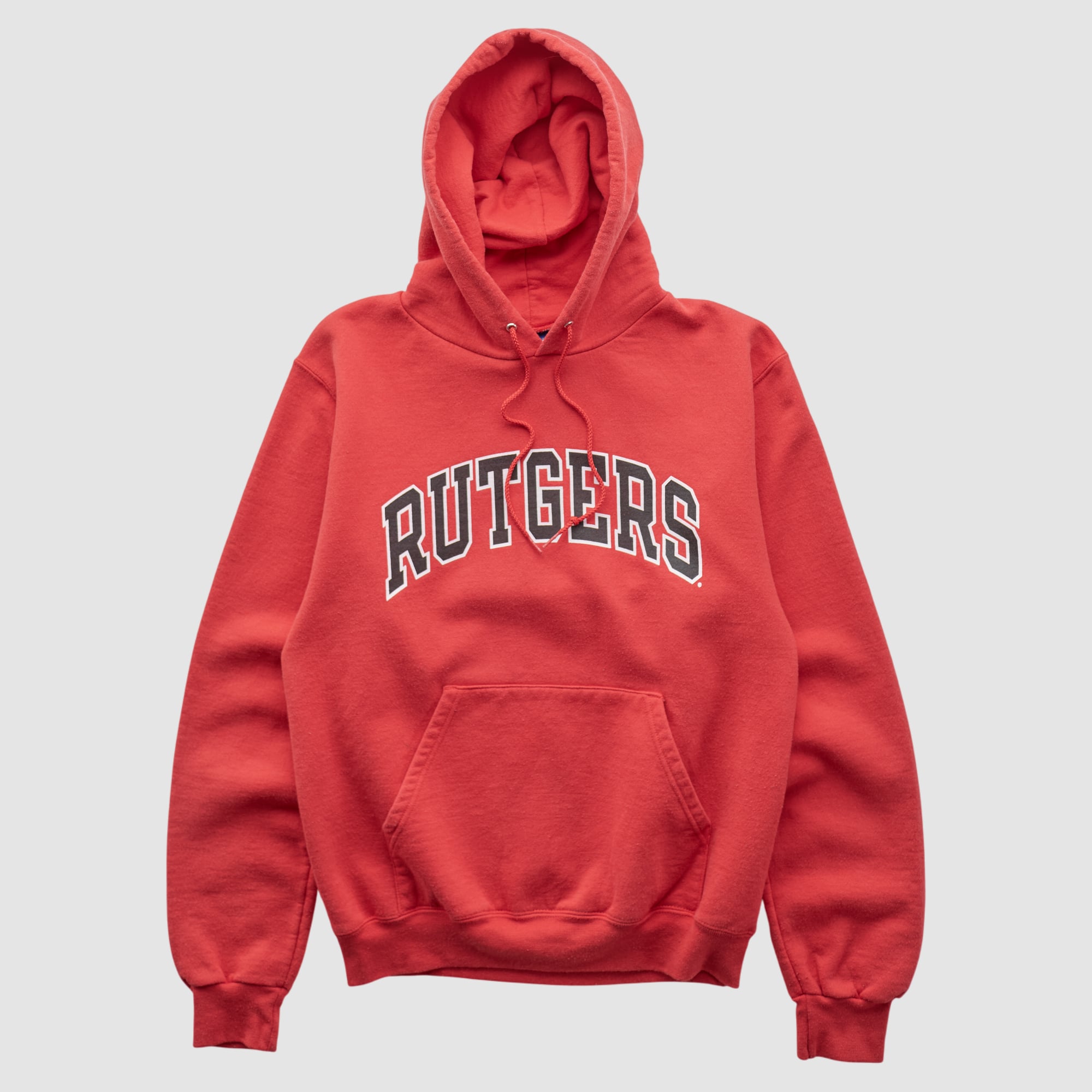 Rutgers Scarlet Knights Champion 2000s Hooded Pullover Sweatshirt - Red - XS