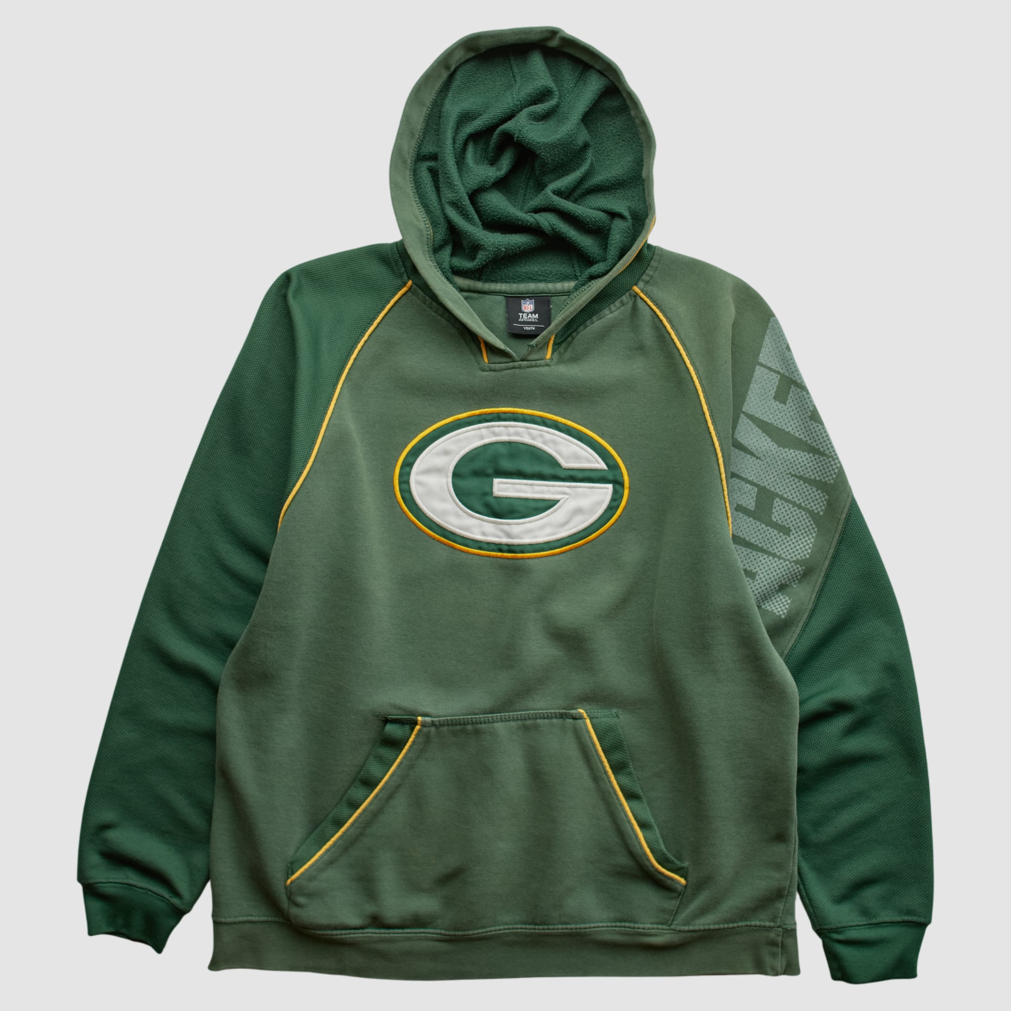 Green Bay Packers NFL 2010s Hooded Pullover Sweatshirt - Green - S