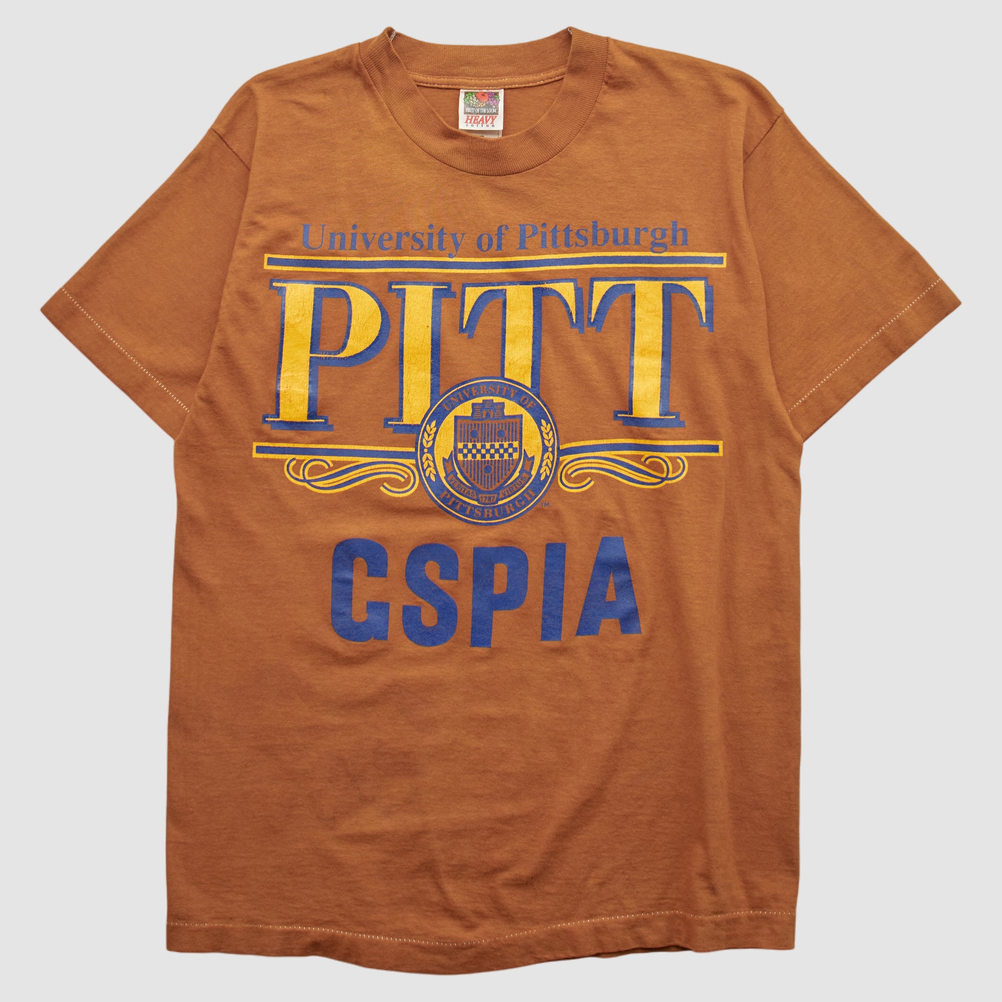 Pitt Panthers 90s T-shirt - Orange - S