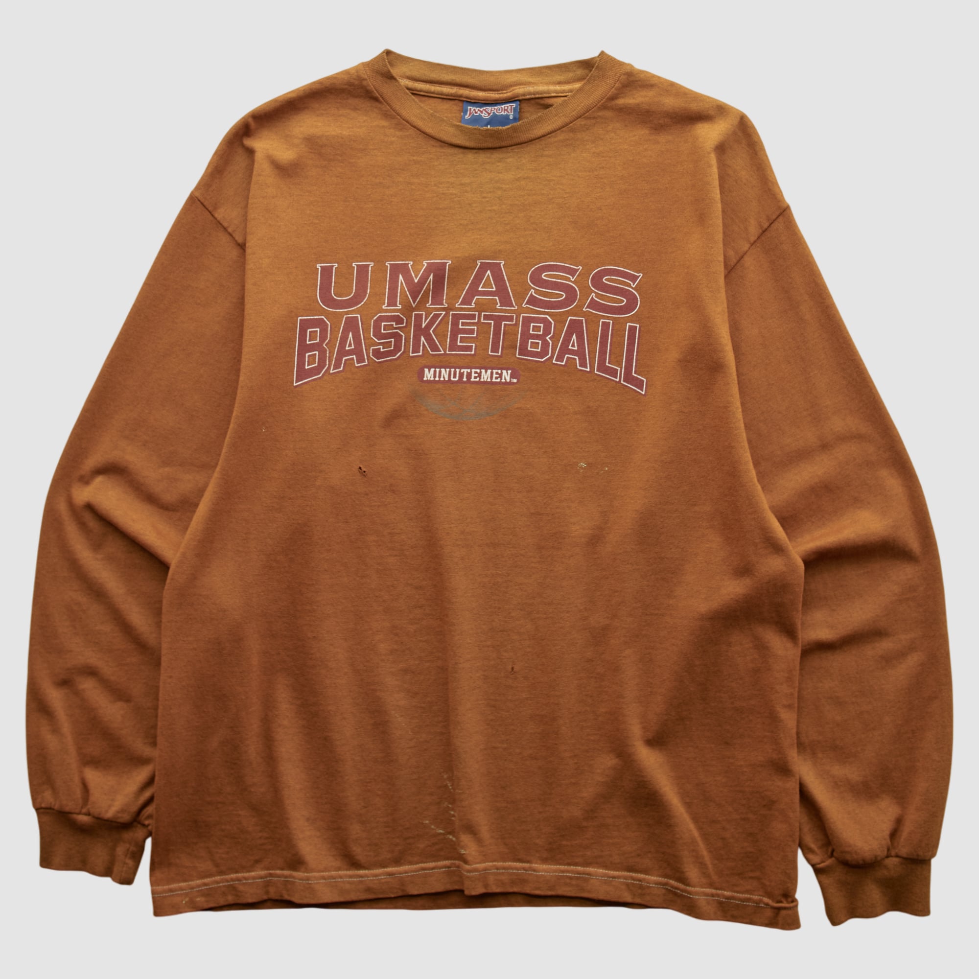 UMass Minutemen Jansport 2000s Pullover Sweatshirt - Orange - S