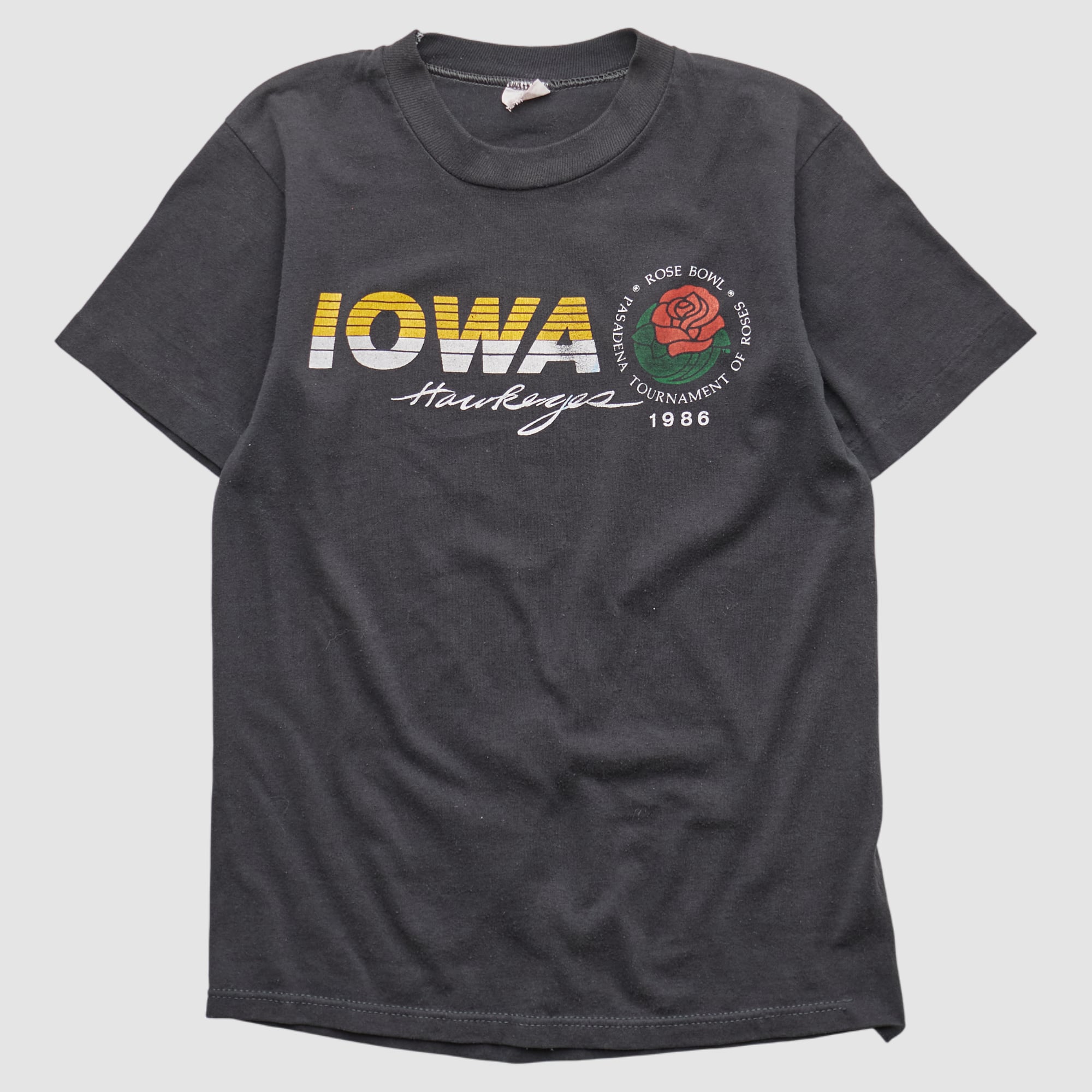 Iowa Hawkeyes 1986 T-shirt - Black - XXS