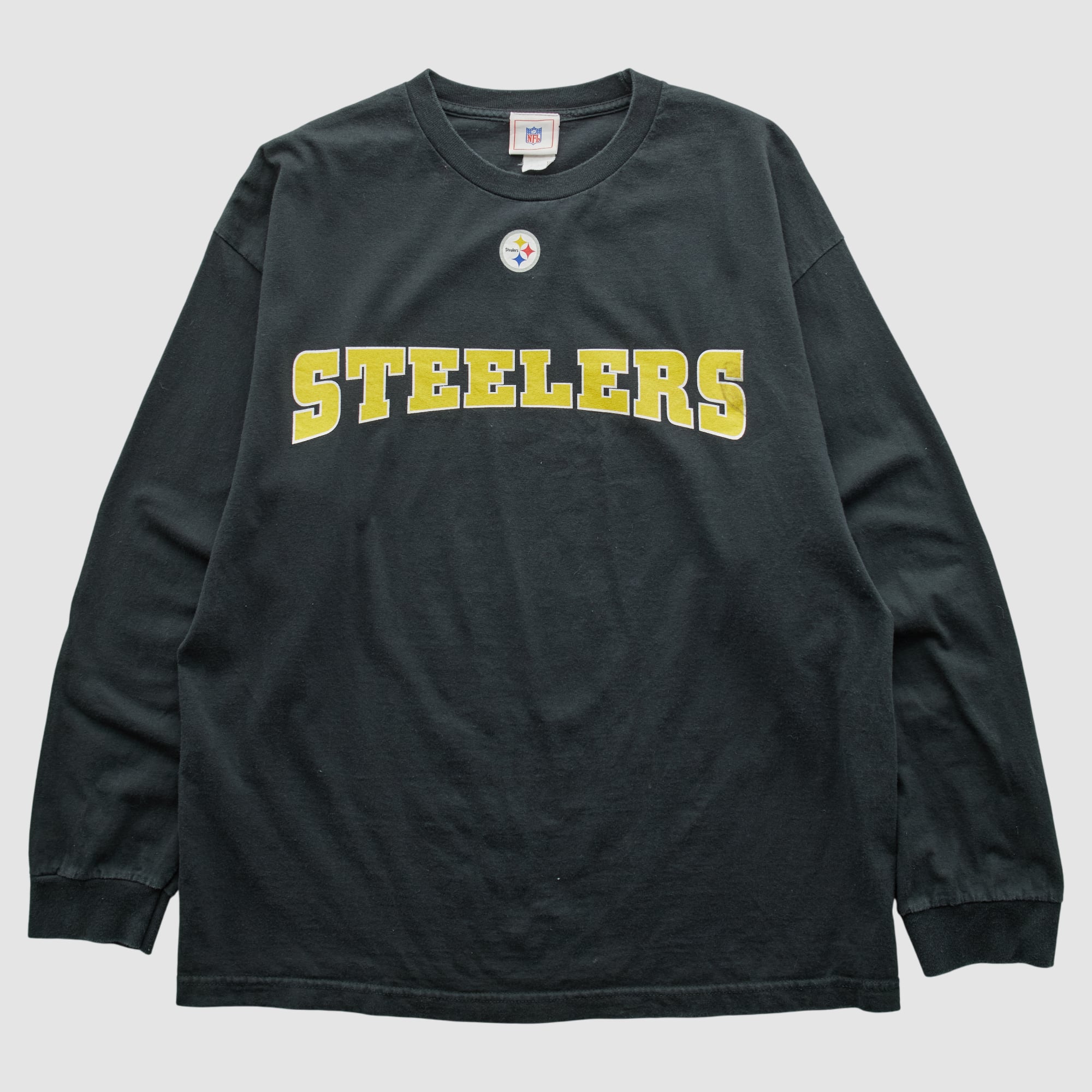 Pittsburgh Steelers NFL 2000s Long Sleeve T-shirt - Black - 2XL