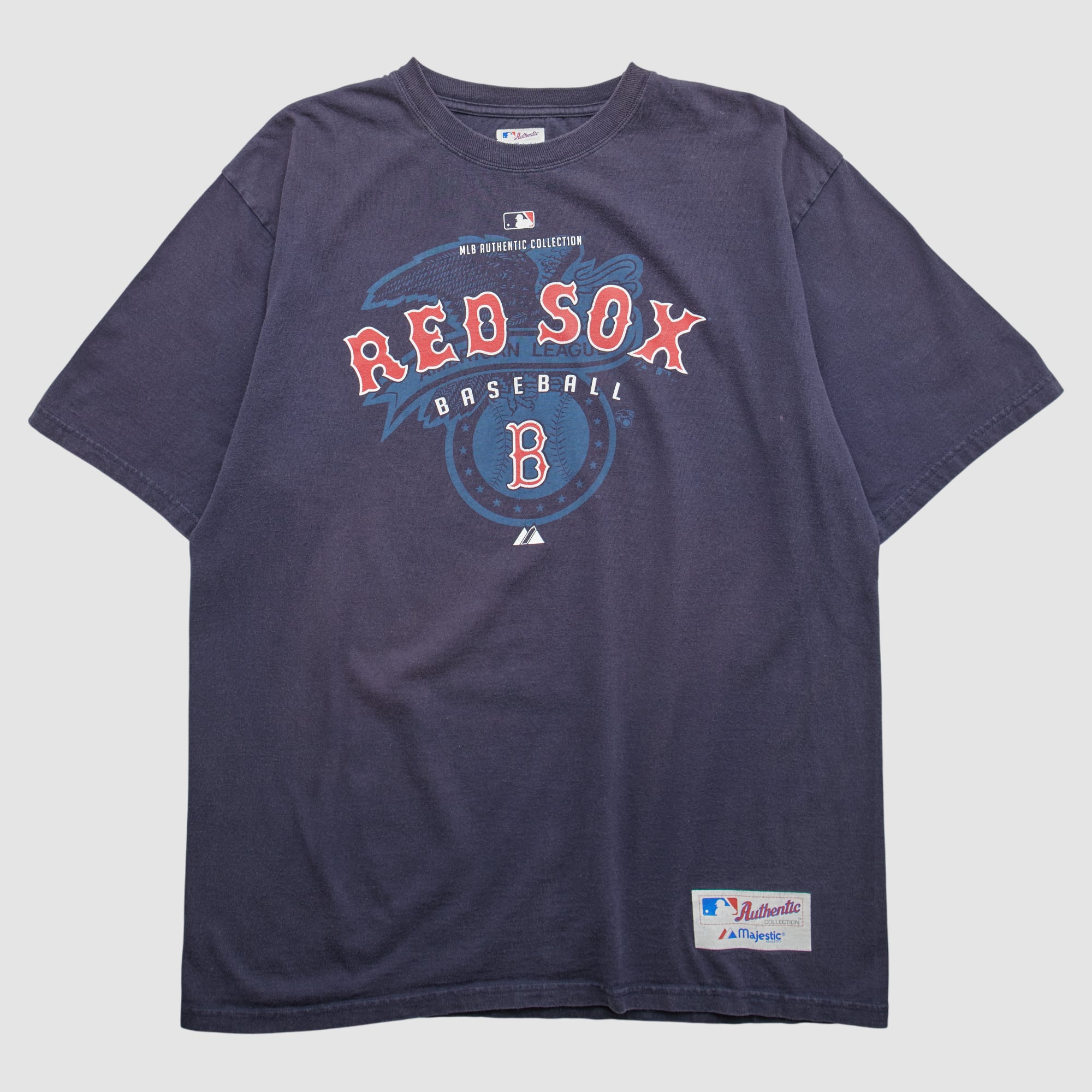 Boston Red Sox Majestic 2000s T-shirt - Navy - 2XL