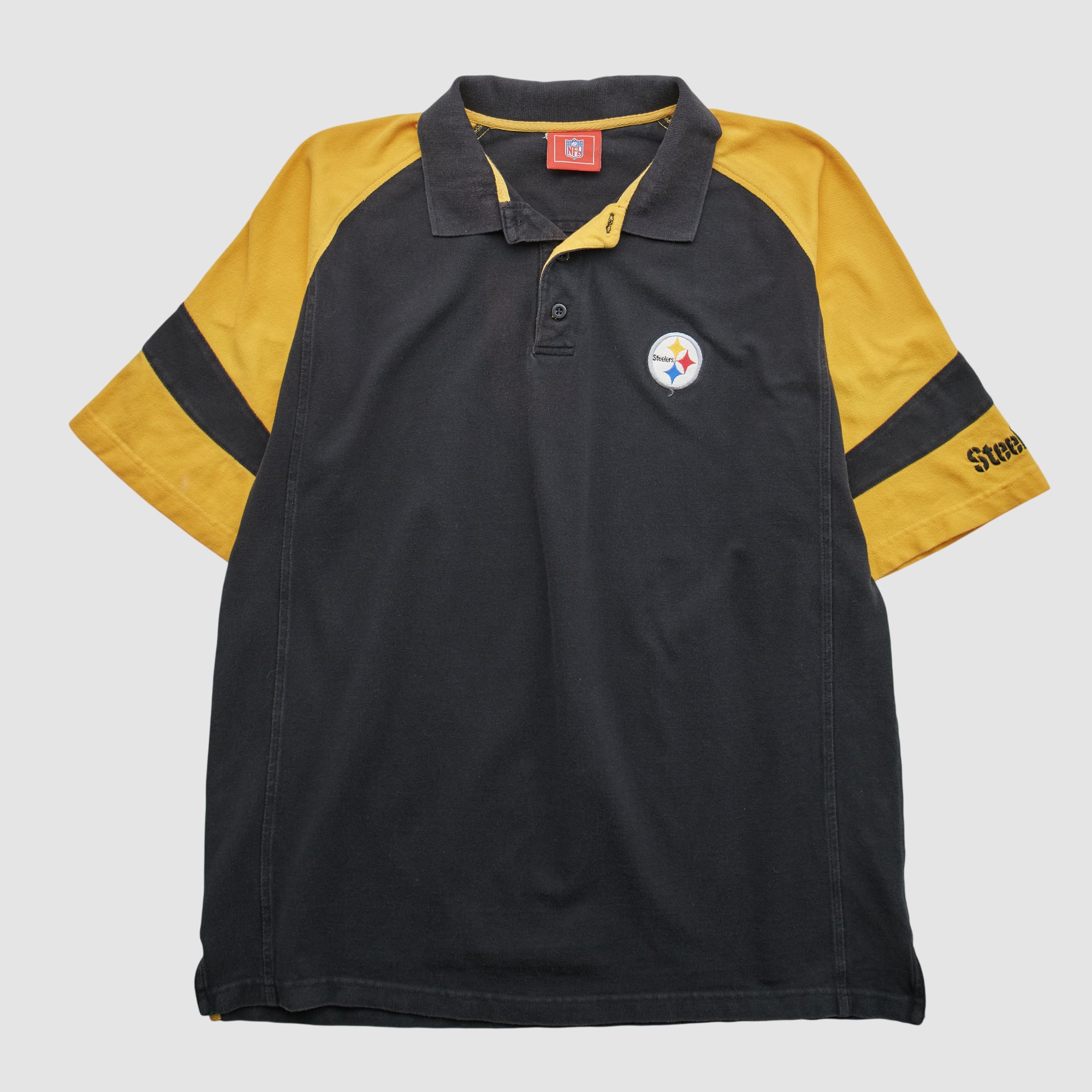 Pittsburgh Steelers NFL 2000s Polo - Black - M