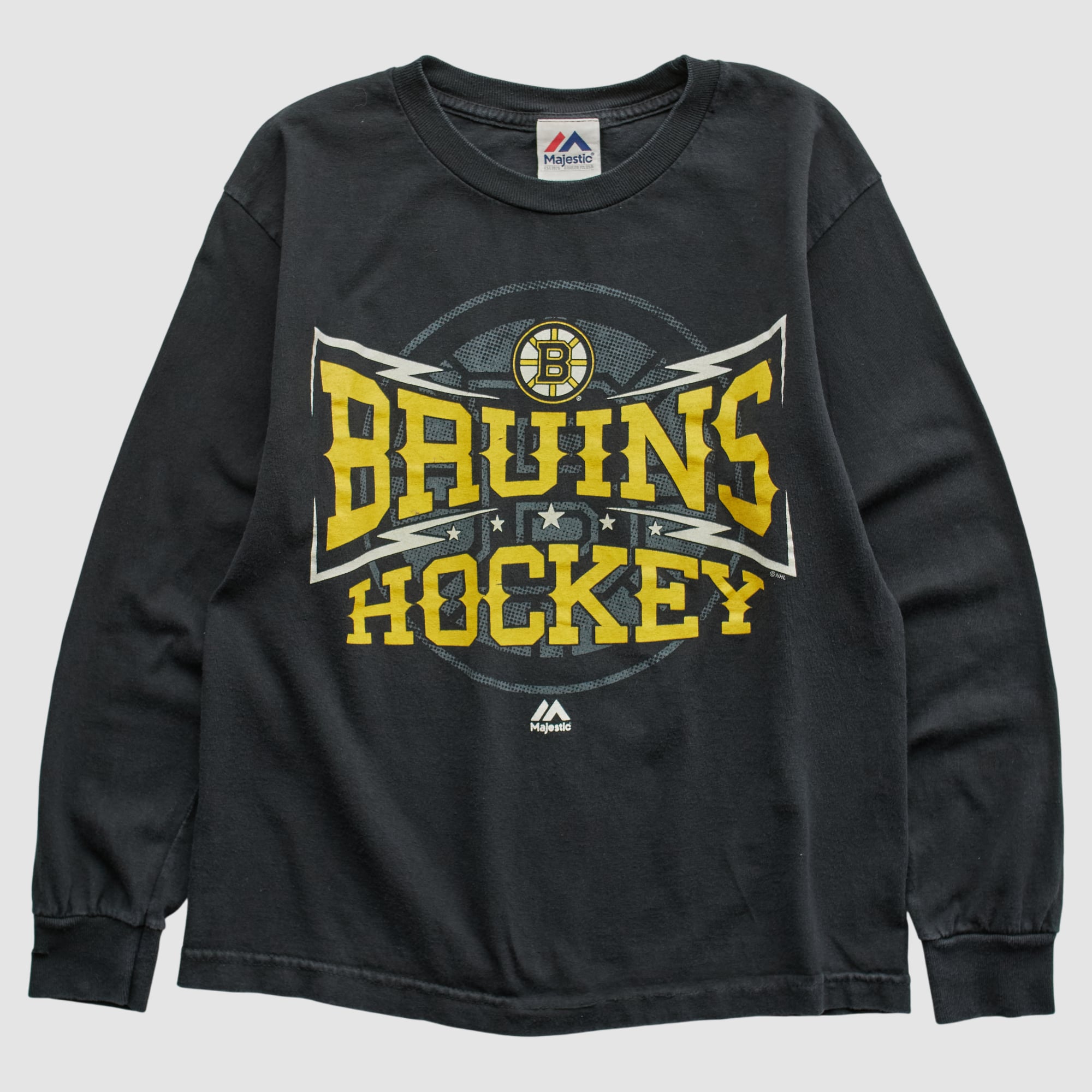 Boston Bruins Majestic 2010s Long Sleeve T-shirt - Black - XS
