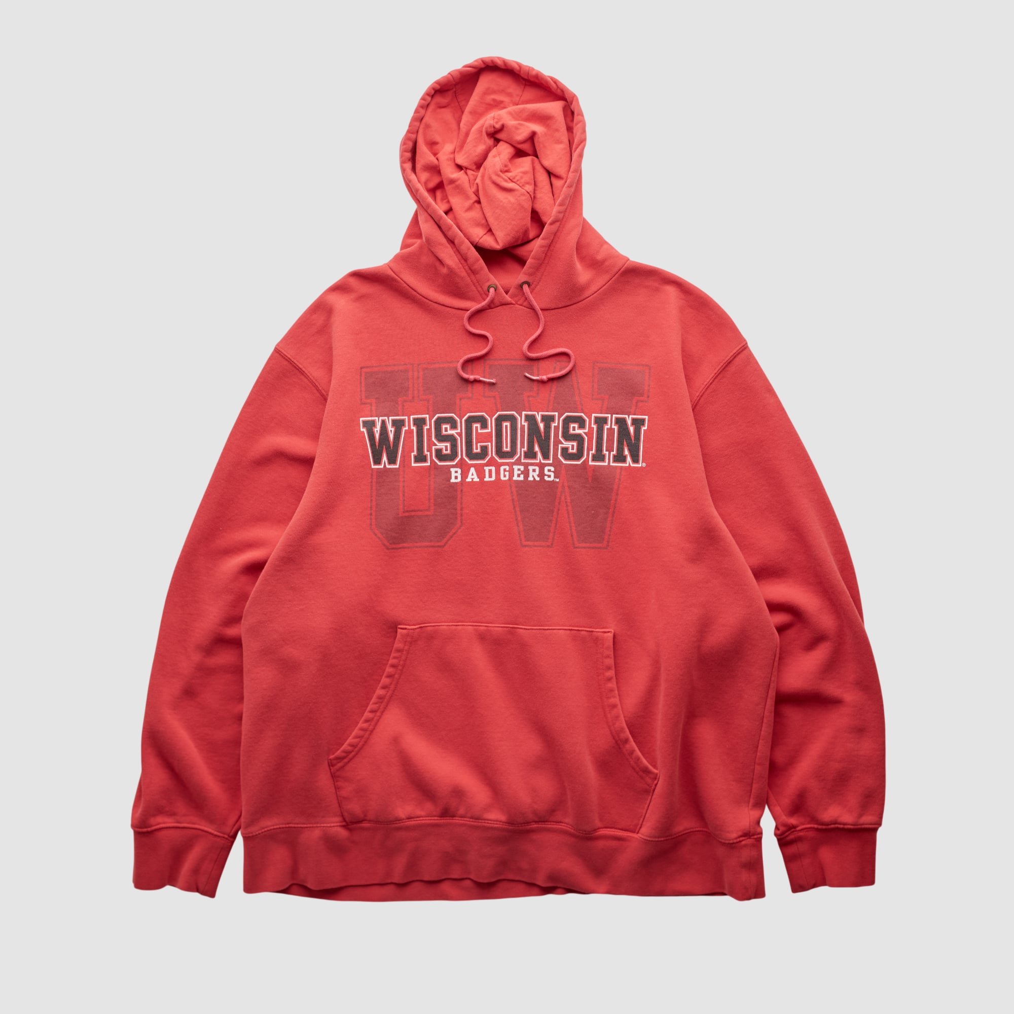 Wisconsin Badgers Jansport 2000s Hooded Pullover Sweatshirt - Red - L