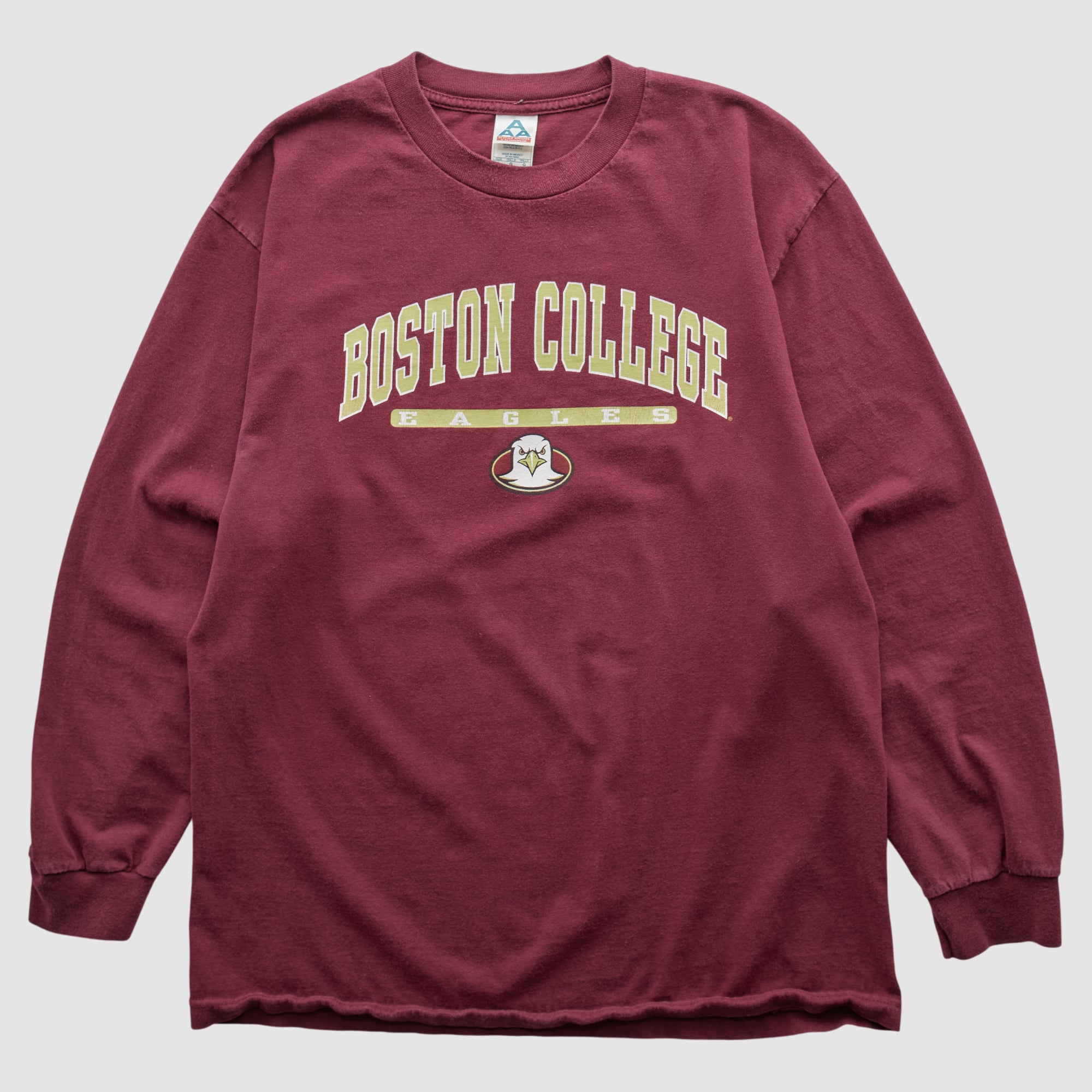 Boston College Eagles AAA 2000s Long Sleeve T-shirt - Maroon - XL