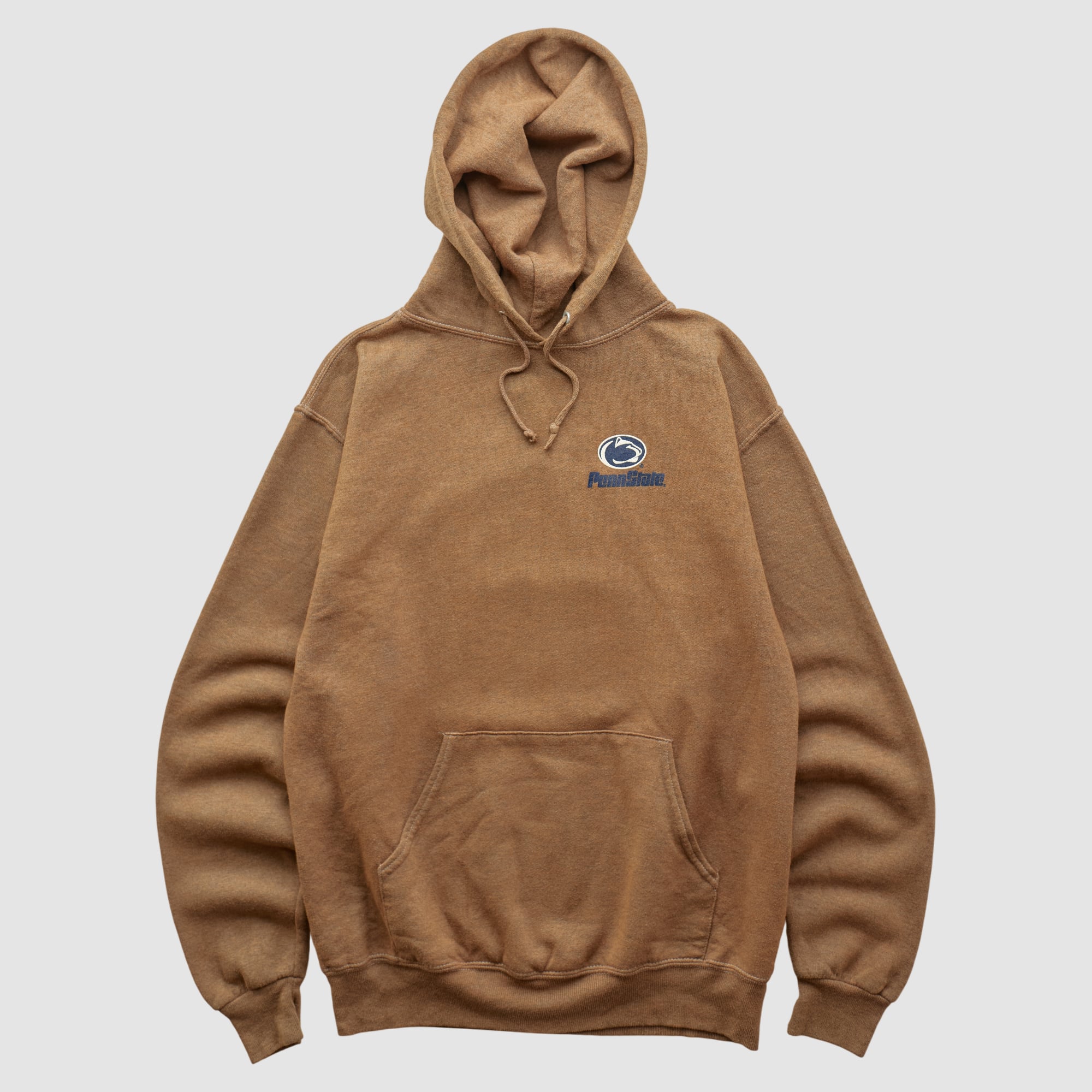 Penn State Nittany Lions Jerzees 2000s Hooded Pullover Sweatshirt - Tan - S
