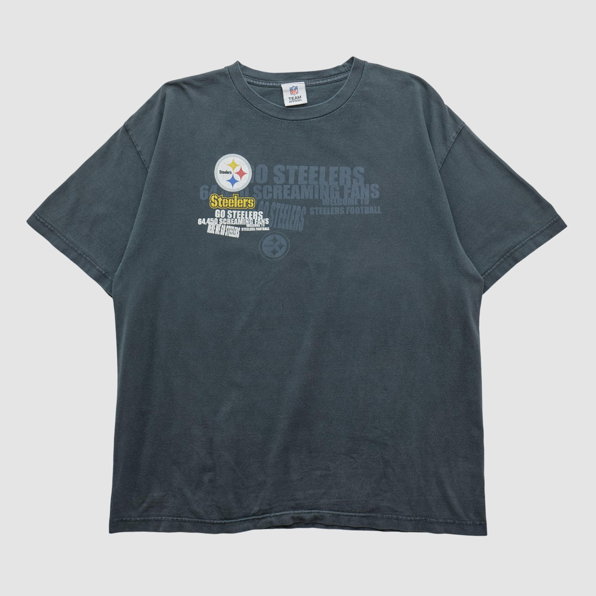 Pittsburgh Steelers NFL 2010s T-shirt - Charcoal - 2XL