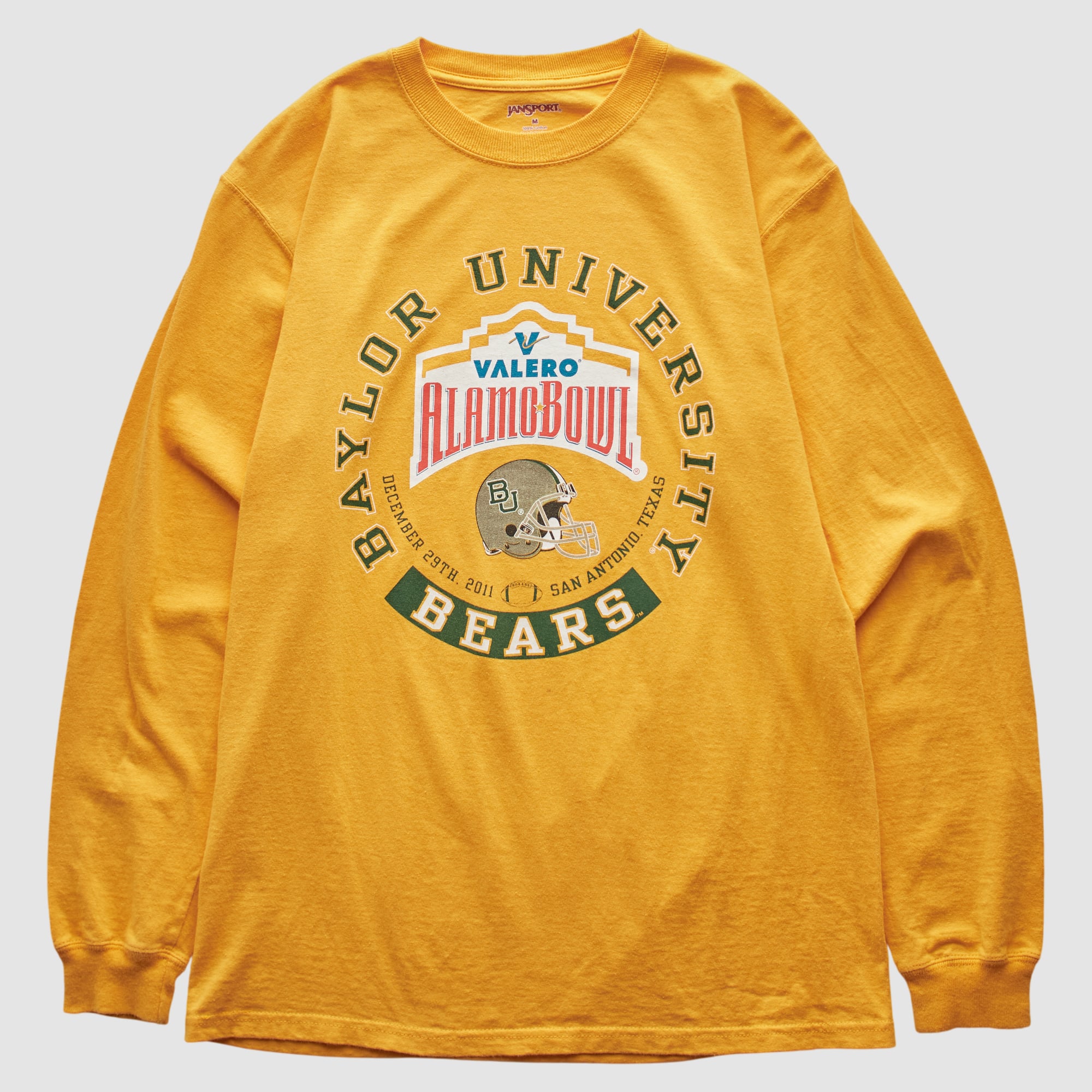 Baylor Bears Jansport 2011 Long Sleeve T-shirt - Yellow - S