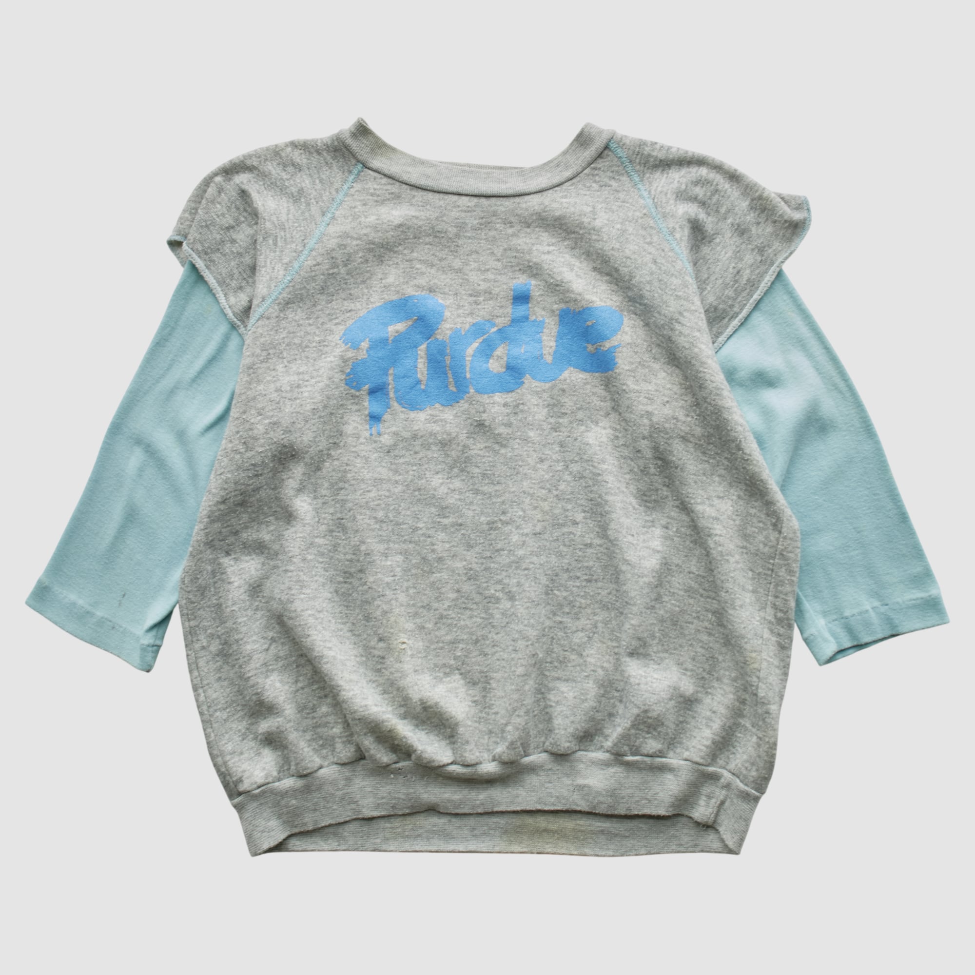 Purdue Boilermakers Wolf 70s Sweatshirt - Gray - XS