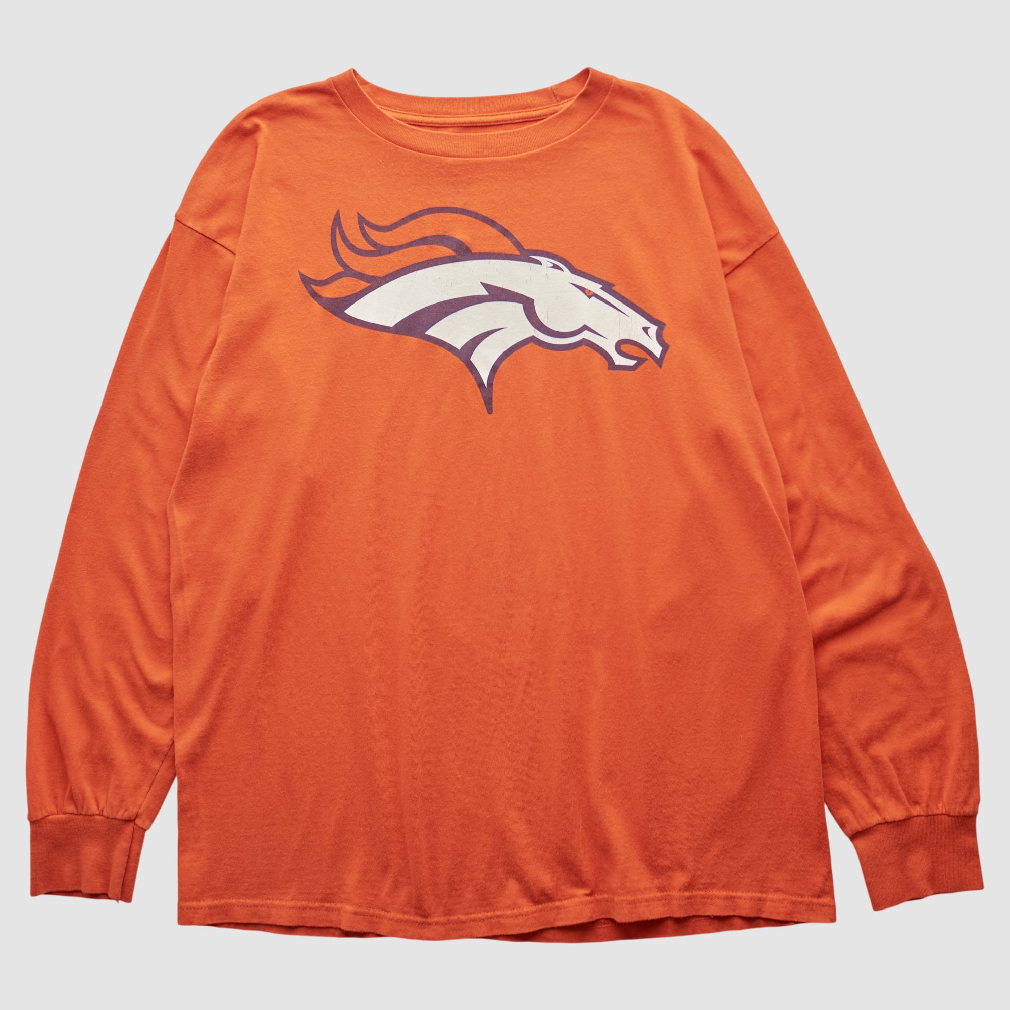 Denver Broncos NFL 2000s Long Sleeve T-shirt - Orange - L