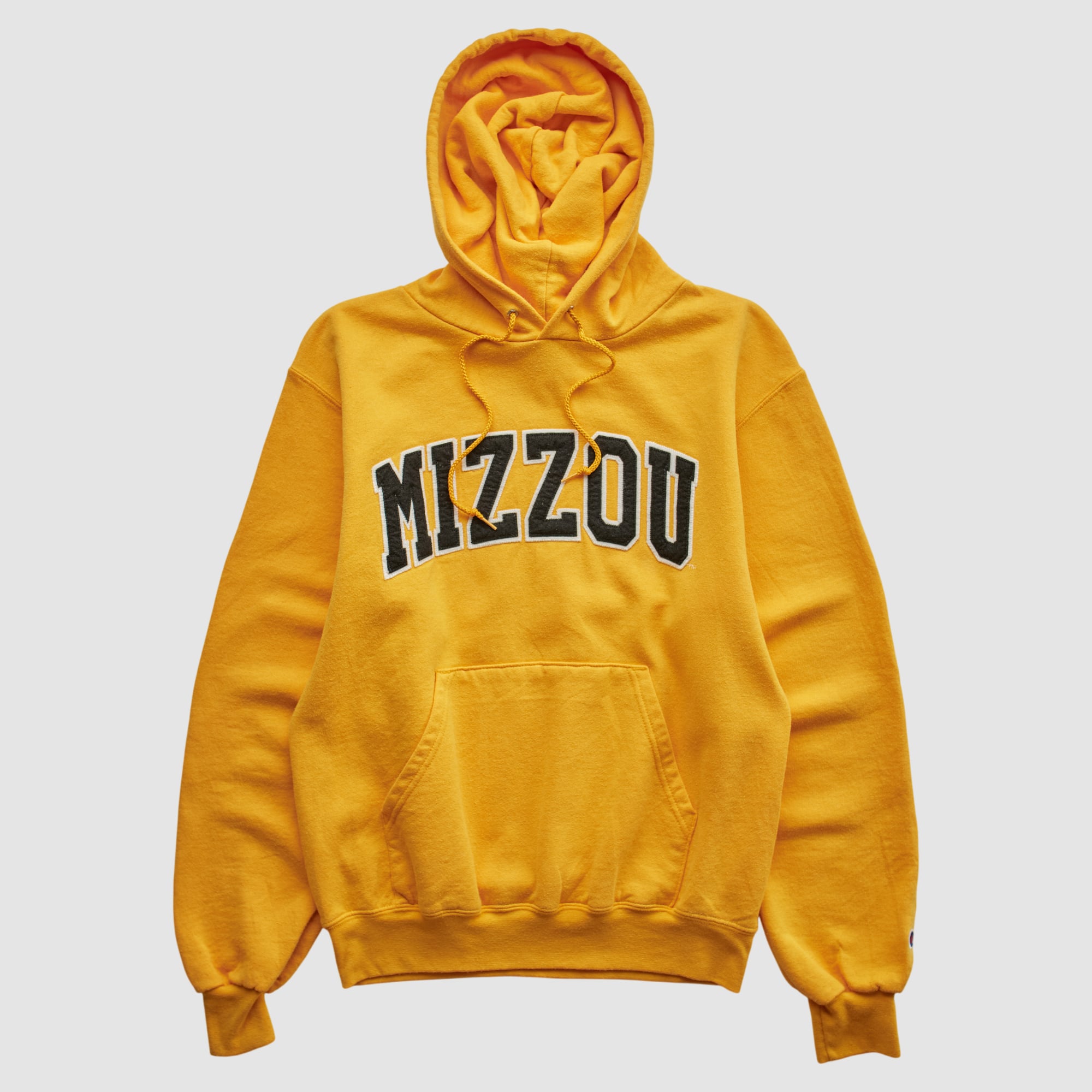 Missouri Tigers Champion 2010s Hooded Pullover Sweatshirt - Yellow - S