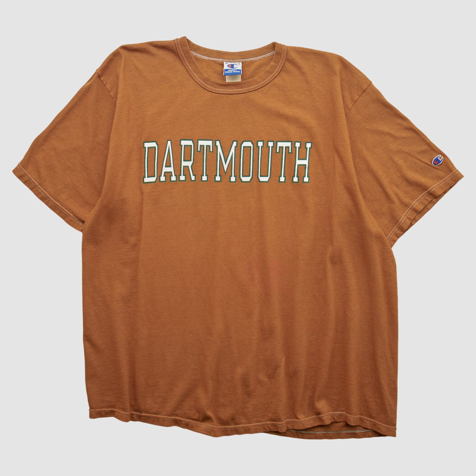 Dartmouth Big Green Champion 90s T-shirt - Brown - 2XL