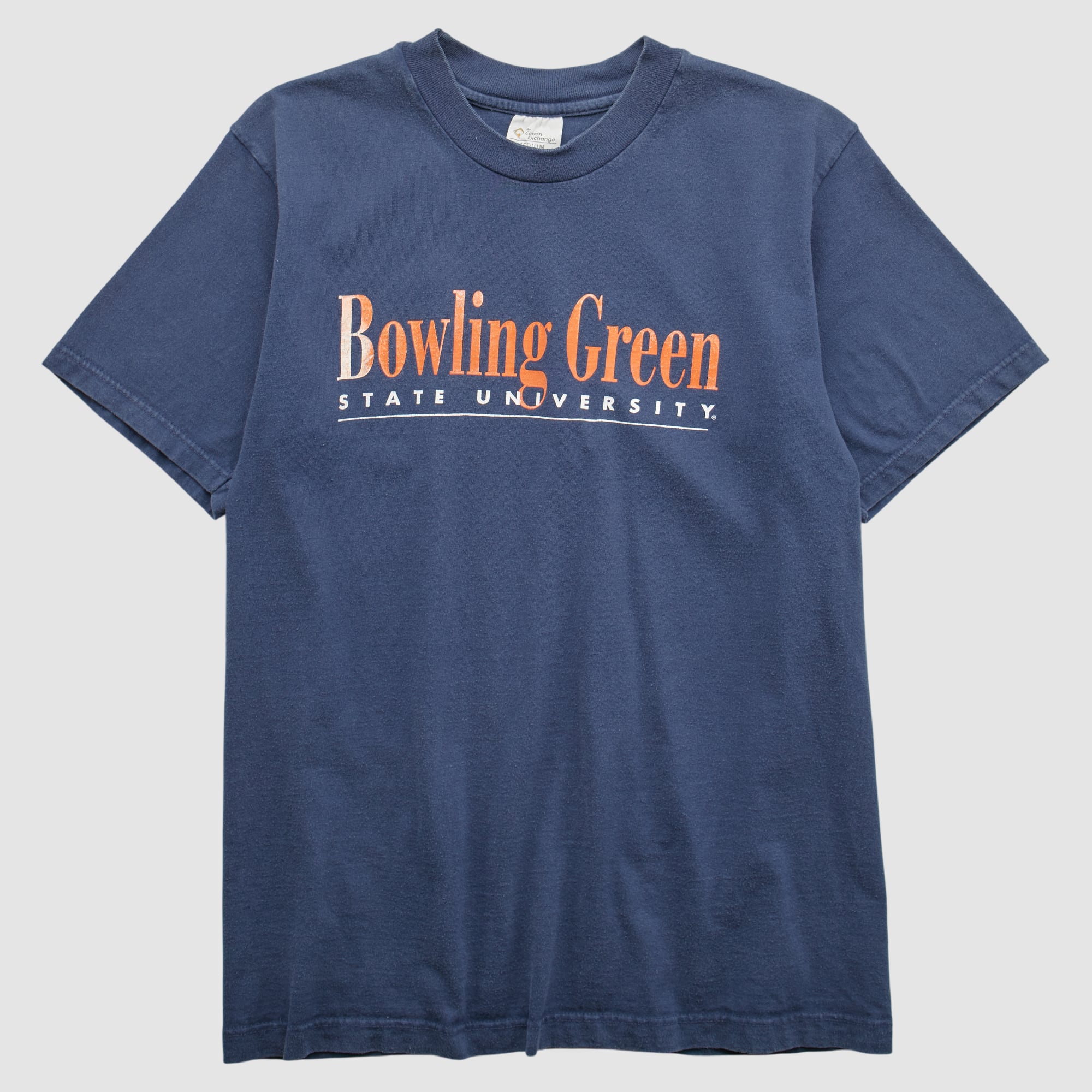 Bowling Green St. Falcons Cotton Exchange 90s T-shirt - Navy - S