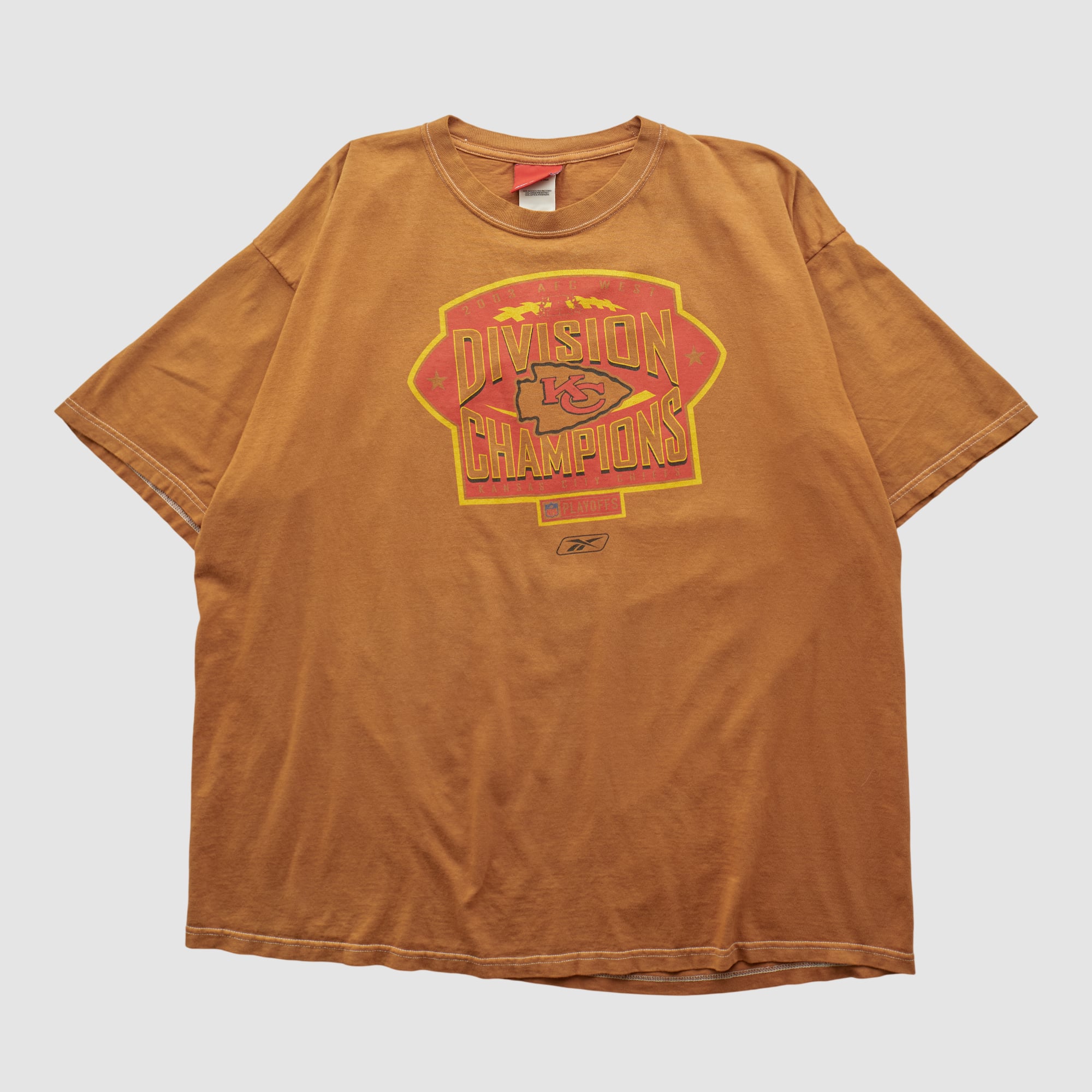 Kansas City Chiefs Reebok 2003 T-shirt - Brown - 2XL