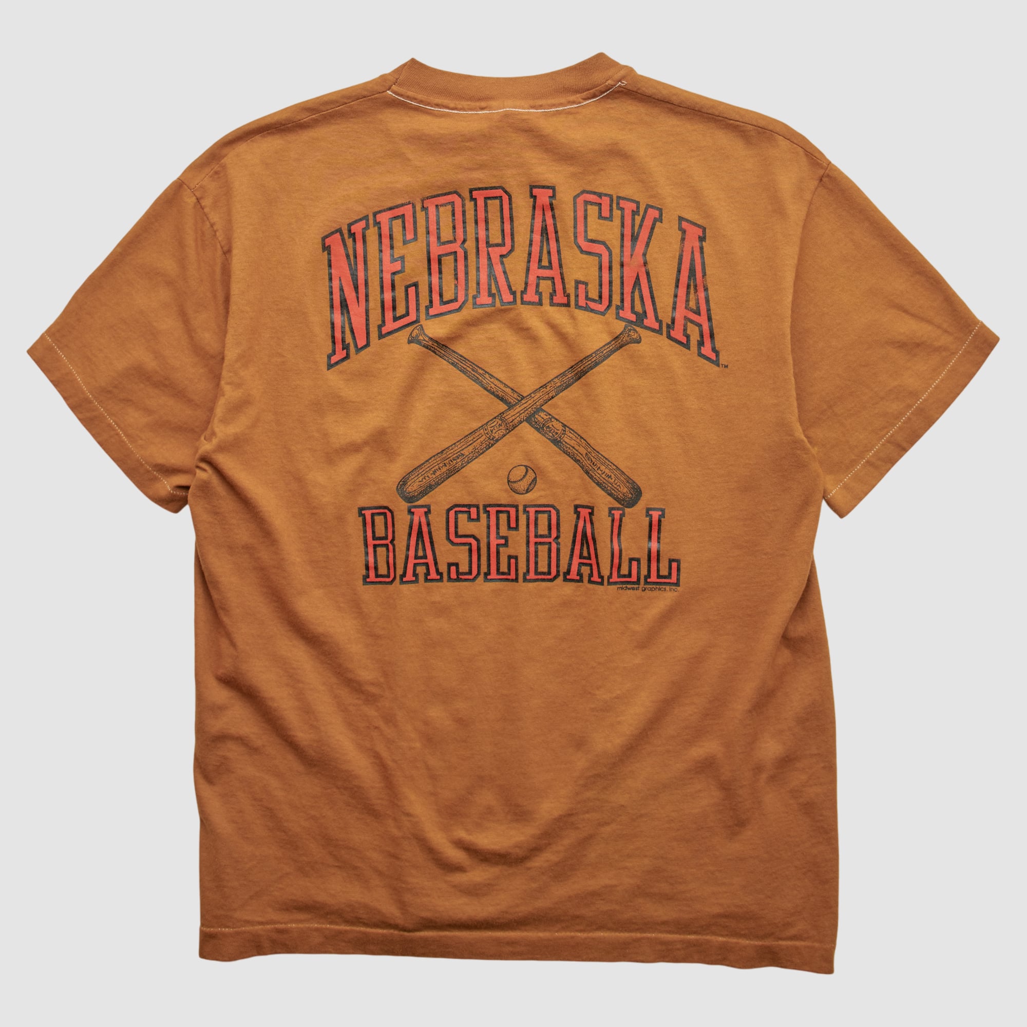 Nebraska Huskers Wear-It Apparel 90s T-shirt - Brown - M