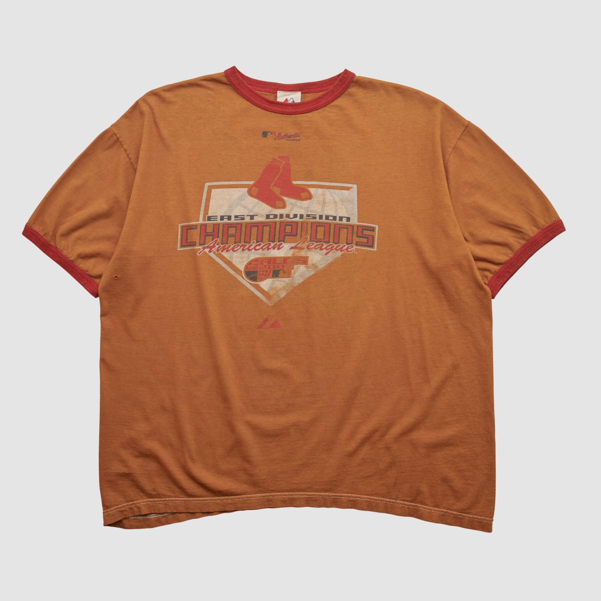 Boston Red Sox Majestic 2005 T-shirt - Orange - 2XL