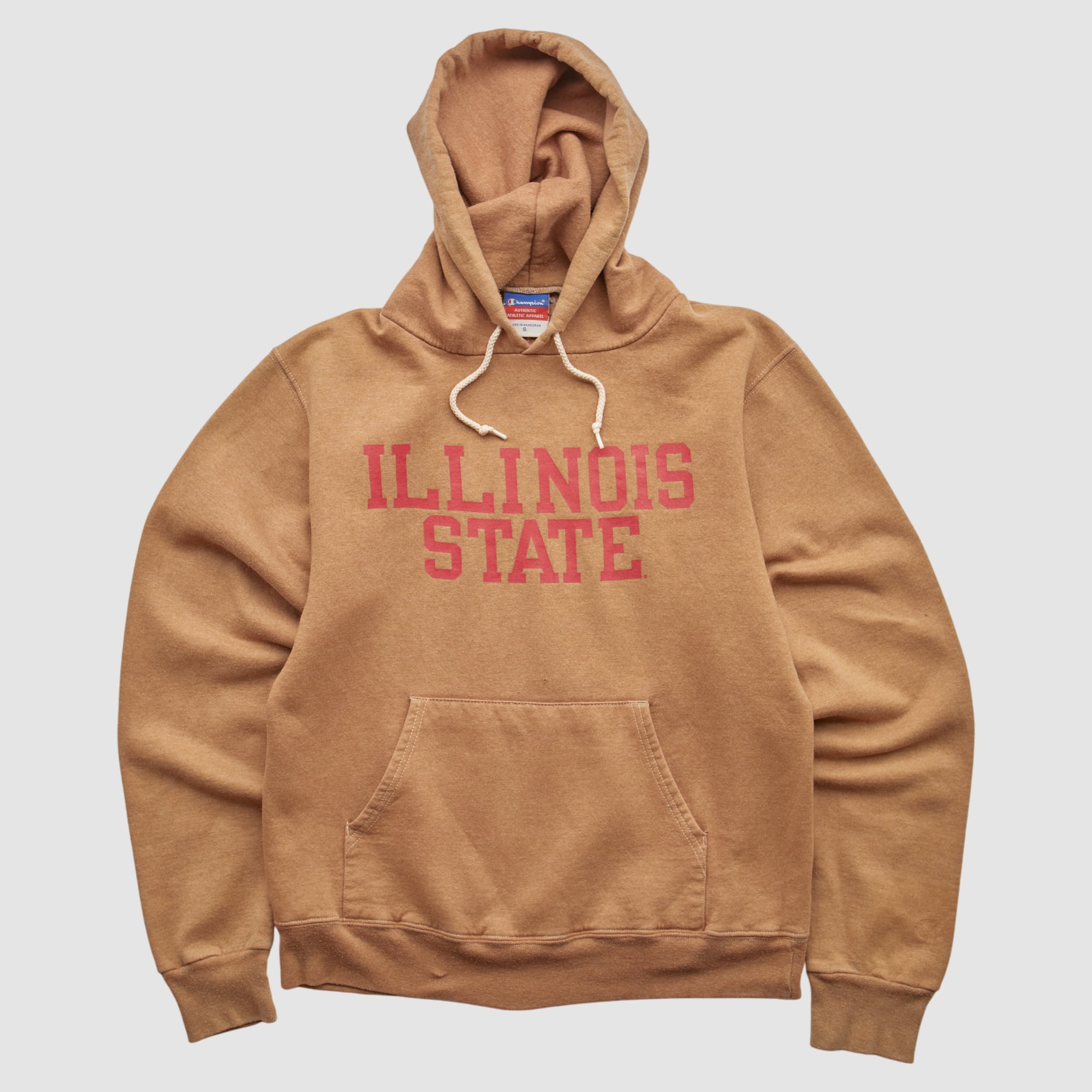 Illinois State Redbirds Champion 2000s Hooded Pullover Sweatshirt - Tan - S