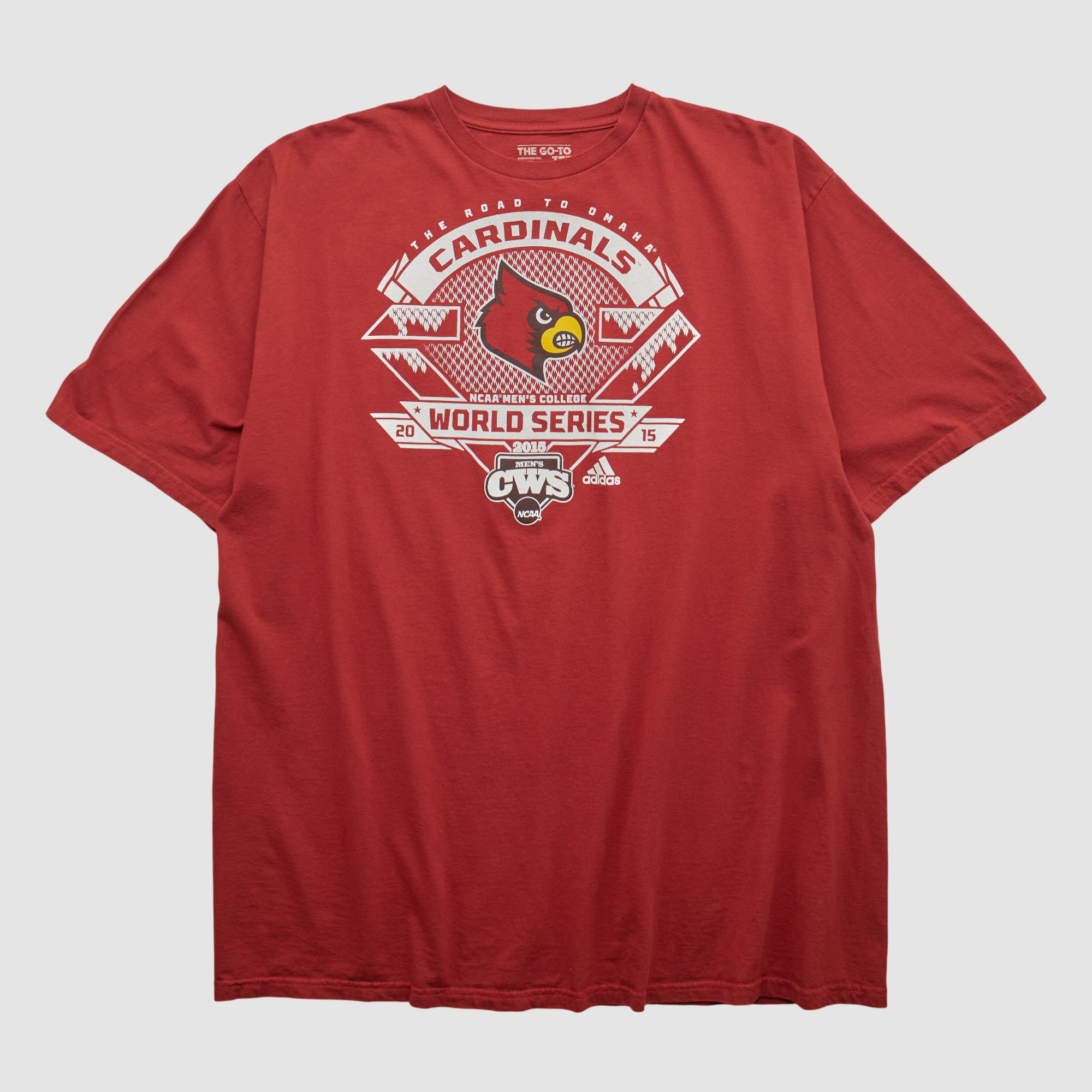 Louisville Cardinals Adidas 2015 T-shirt - Red - 2XL