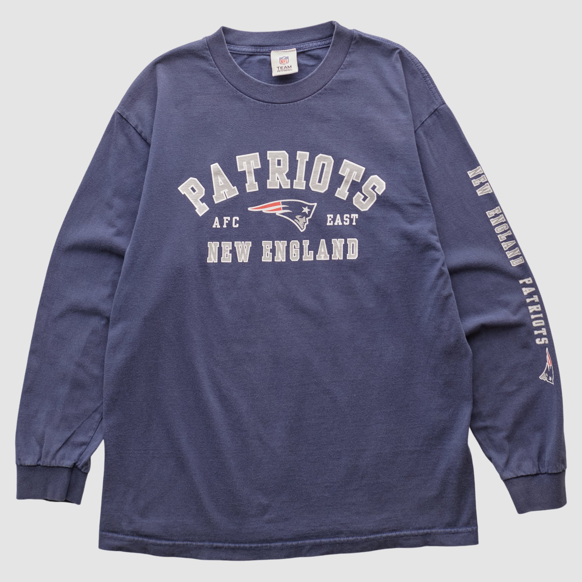 New England Patriots NFL 2010s Long Sleeve T-shirt - Navy - L