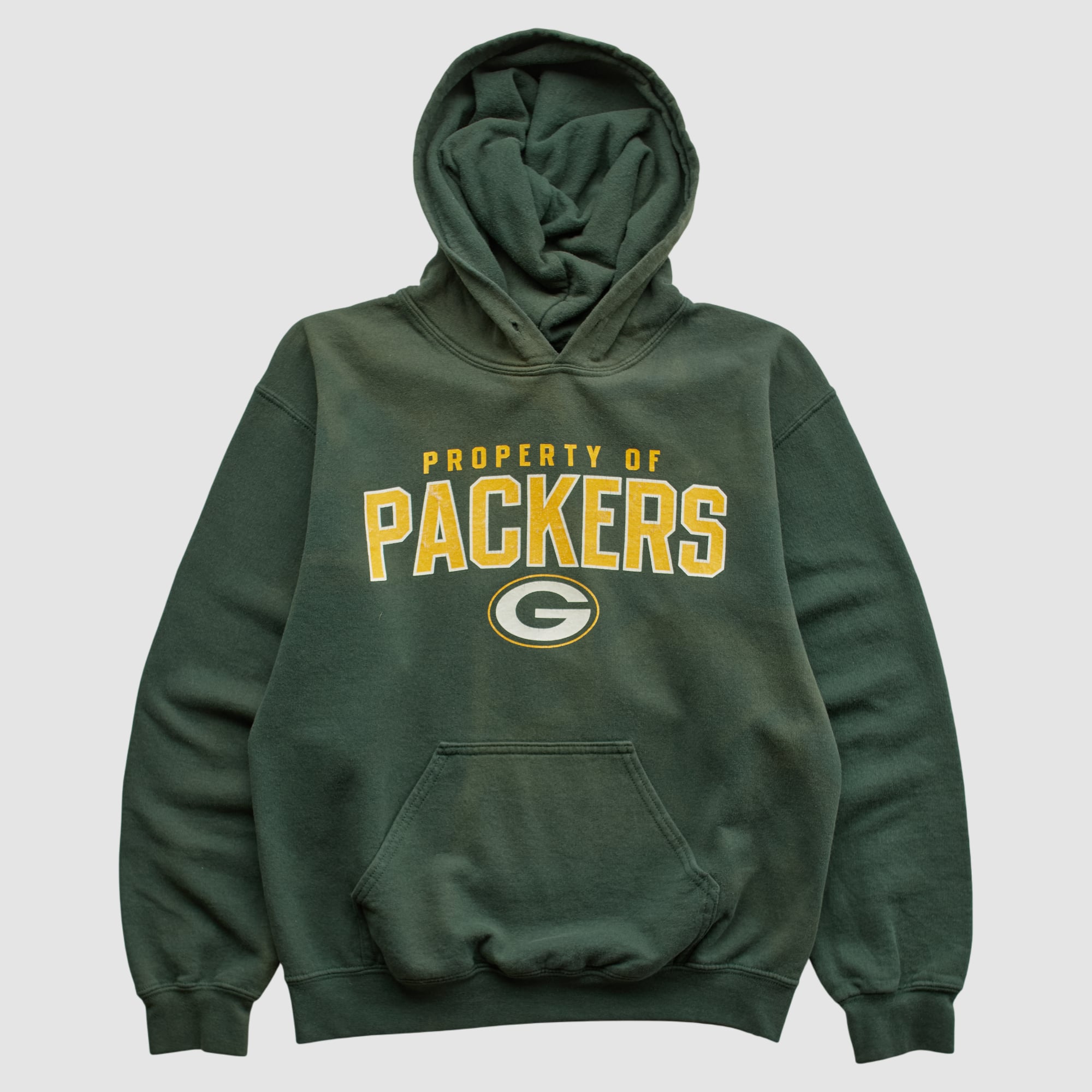 Green Bay Packers Reebok 2000s Hooded Pullover Sweatshirt - Green - XS