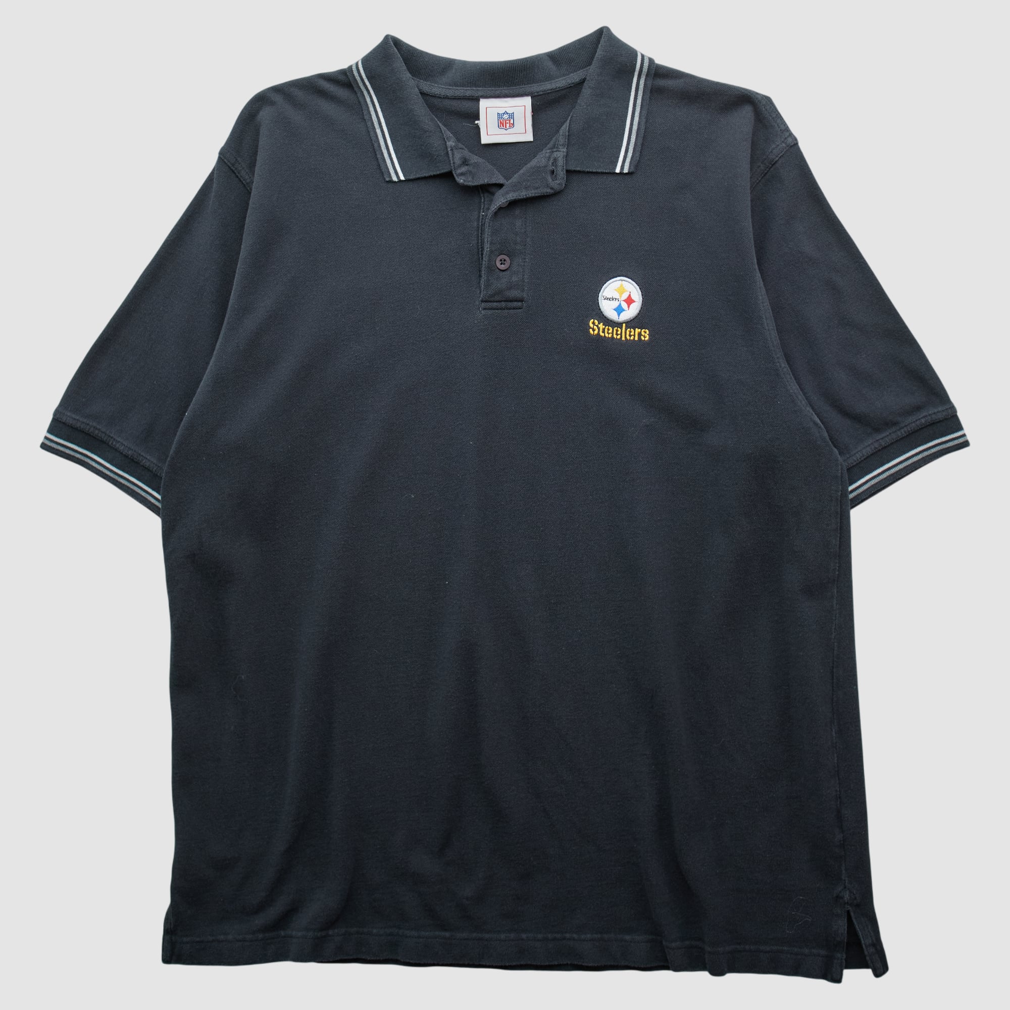 Pittsburgh Steelers NFL 2000s Polo - Black - 2XL