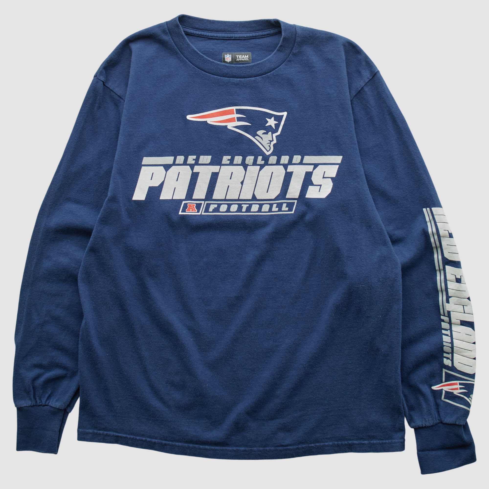 New England Patriots NFL 2010s Long Sleeve T-shirt - Navy - M