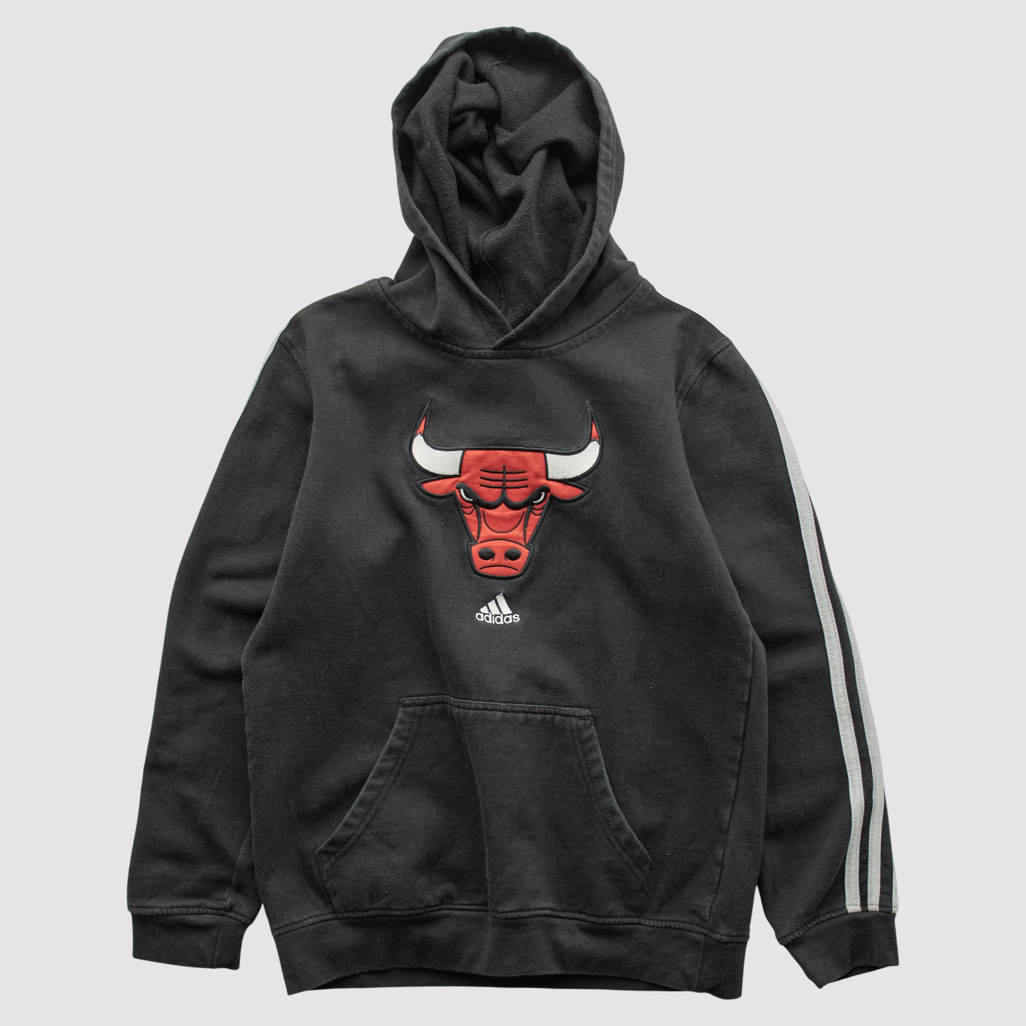 Chicago Bulls Adidas 2010s Hooded Sweatshirt - Black - XXS