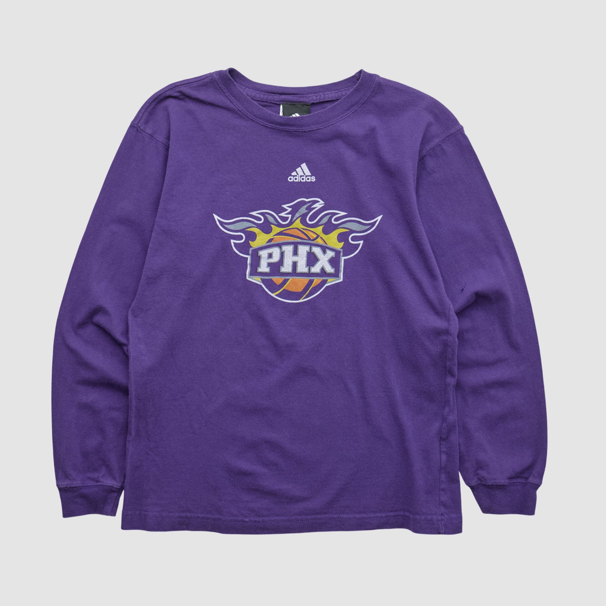 Phoenix Suns Adidas 2010s Long Sleeve T-shirt - Purple - S