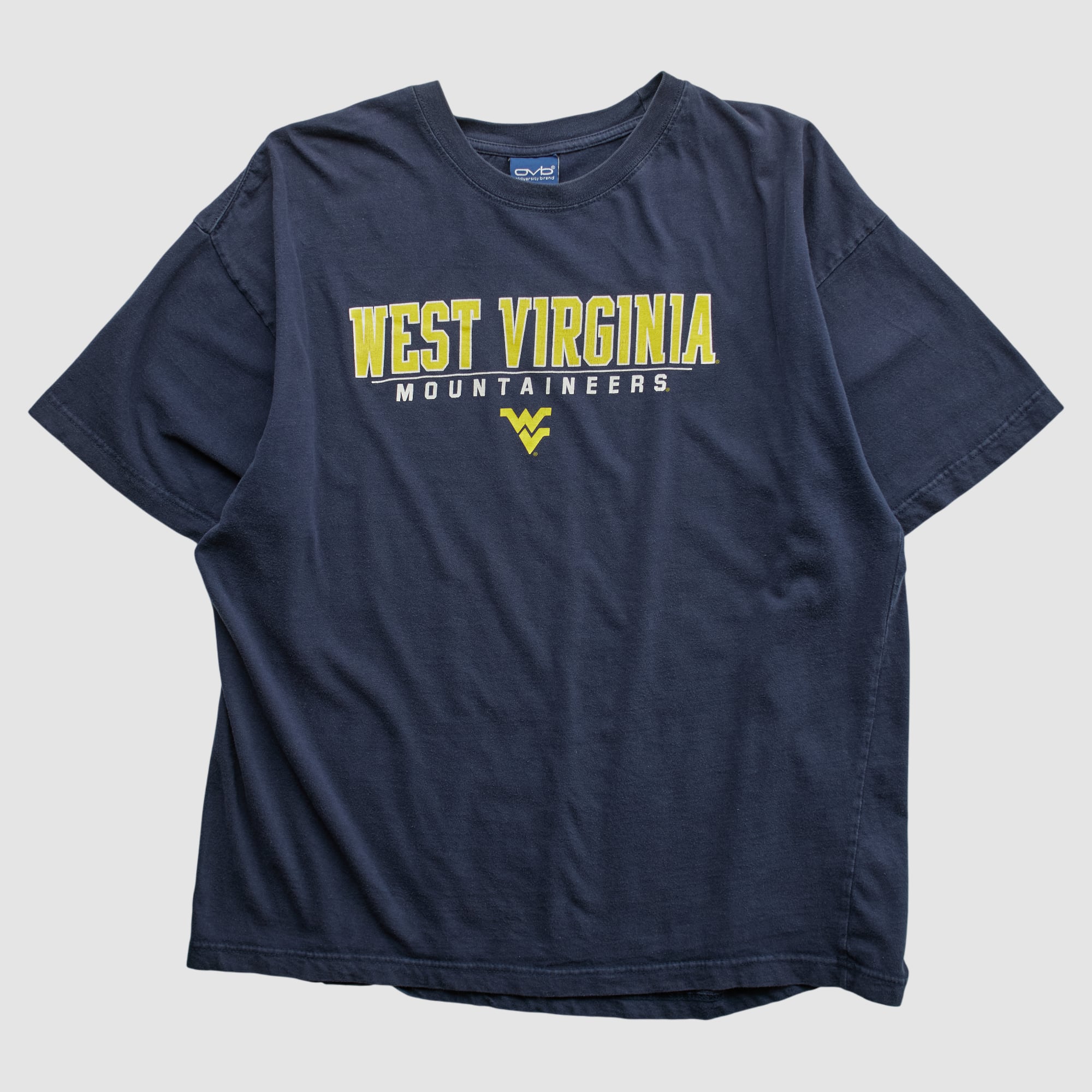 West Virginia Mountaineers Old Varsity Brand 2000s T-shirt - Navy - 2XL