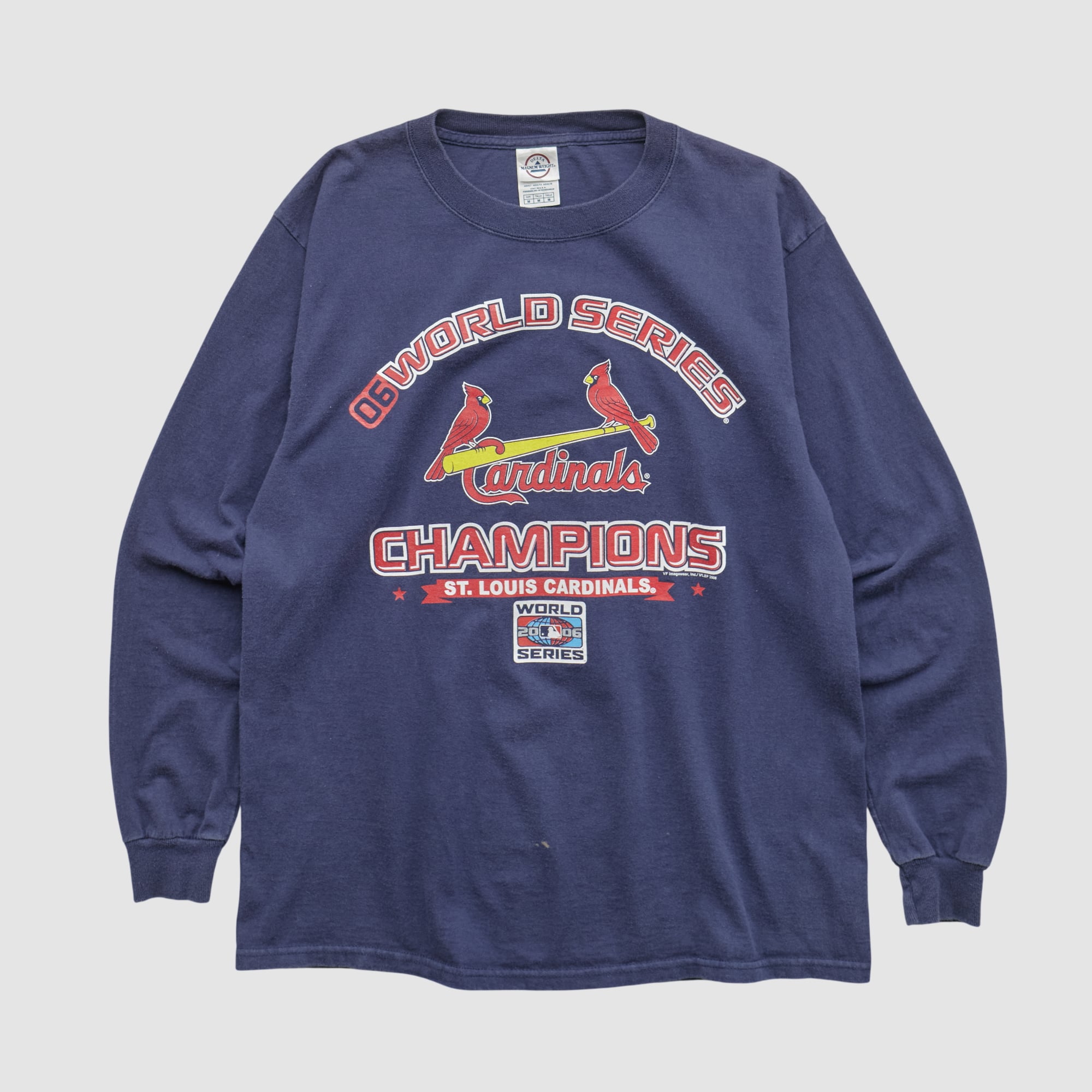 St. Louis Cardinals Delta 2006 Long Sleeve T-shirt - Navy - M