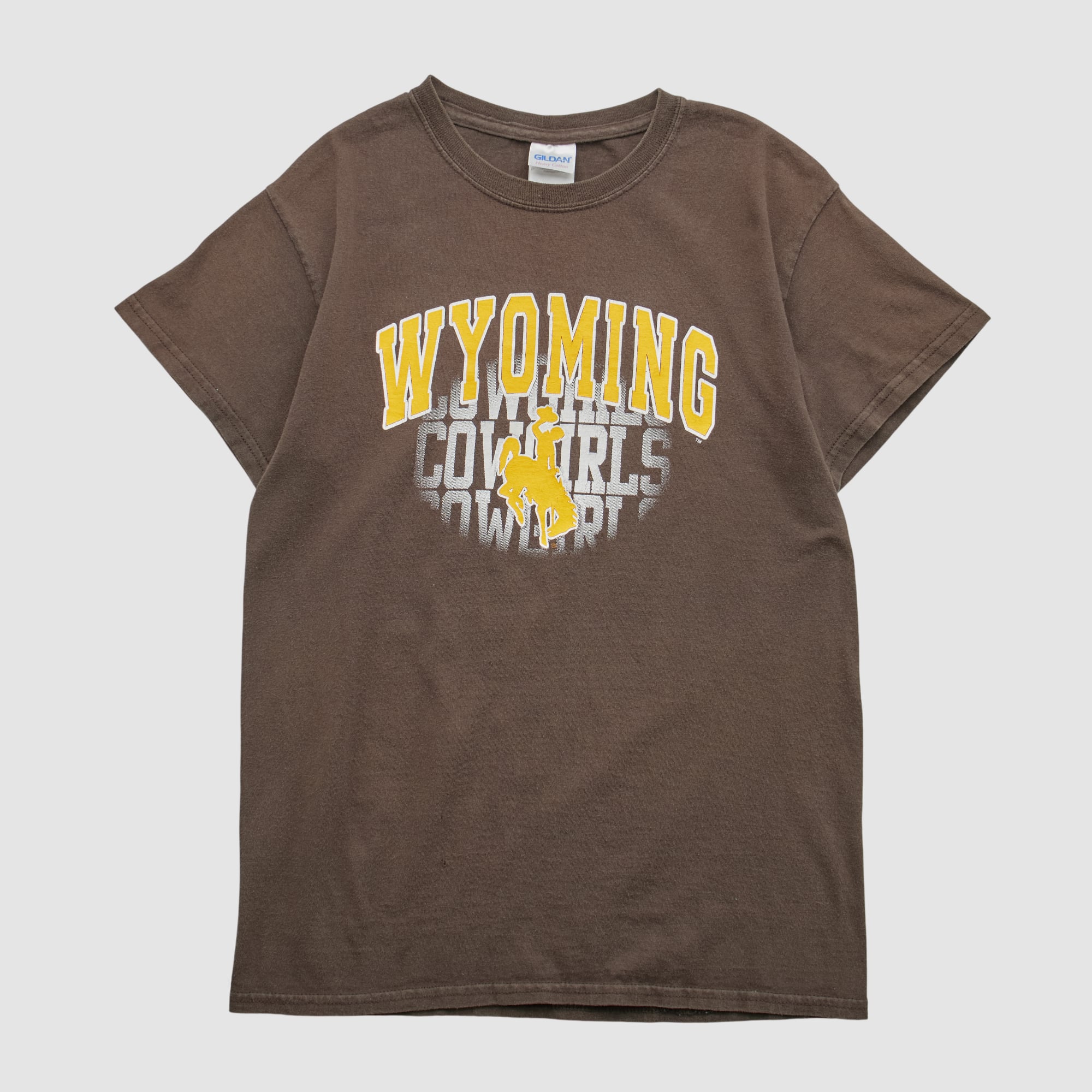 Wyoming Cowboys Gildan 2000s T-shirt - Brown - S