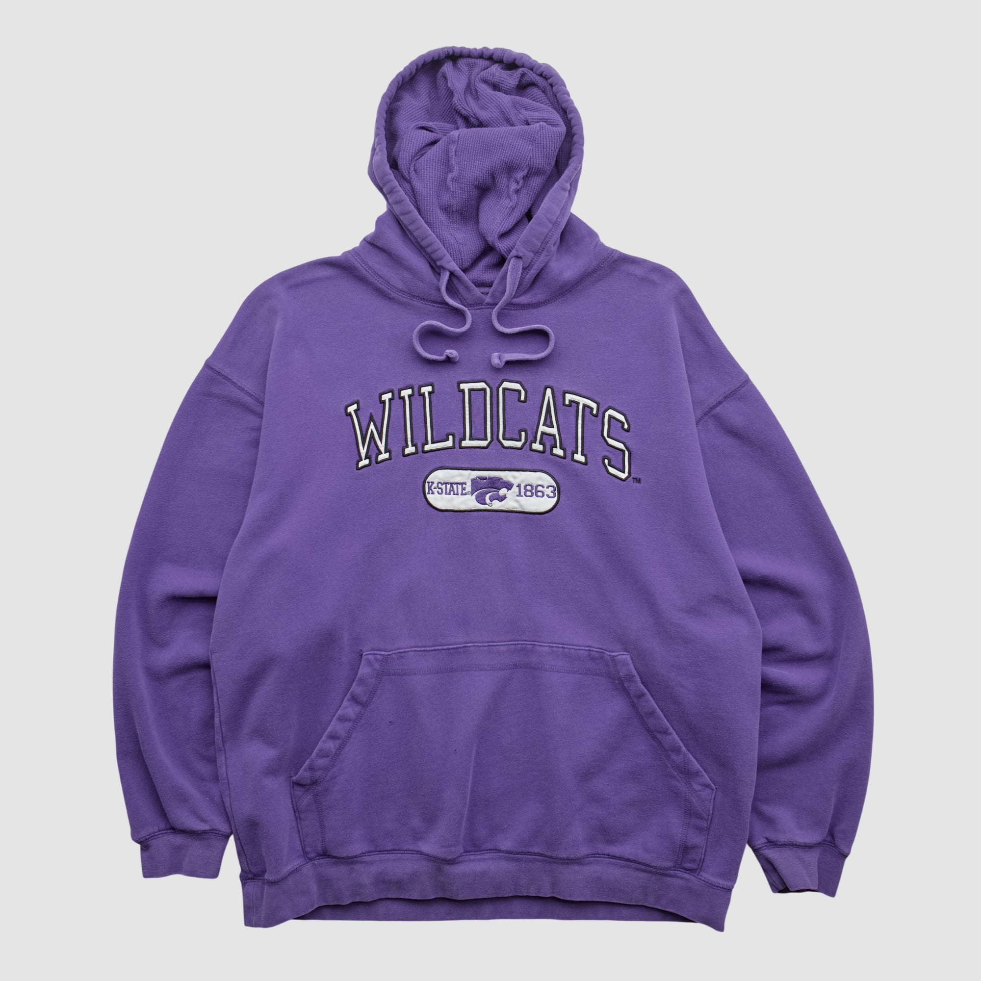 Kansas State Wildcats 2000s Hooded Pullover Sweatshirt - Purple - L