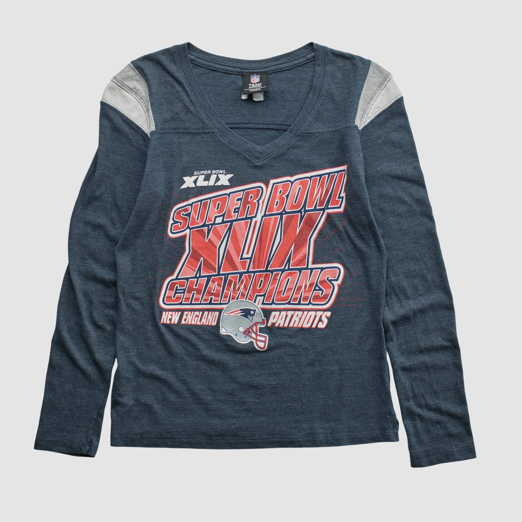 Super Bowl XLIX Team Edition Apparel 2015 Long Sleeve T-shirt - Navy - S
