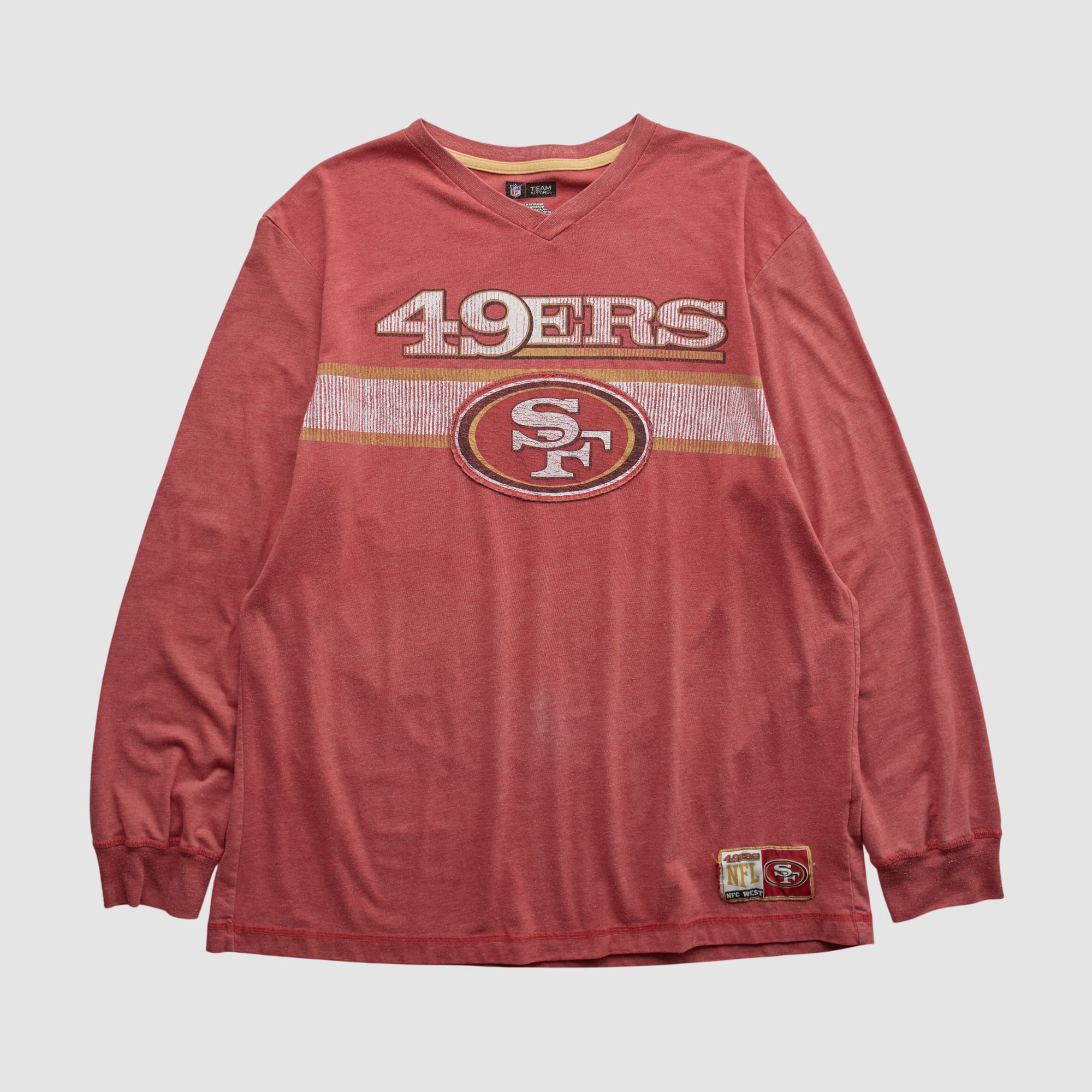 San Francisco 49ers NFL 2010s Long Sleeve T-shirt - Red - XL