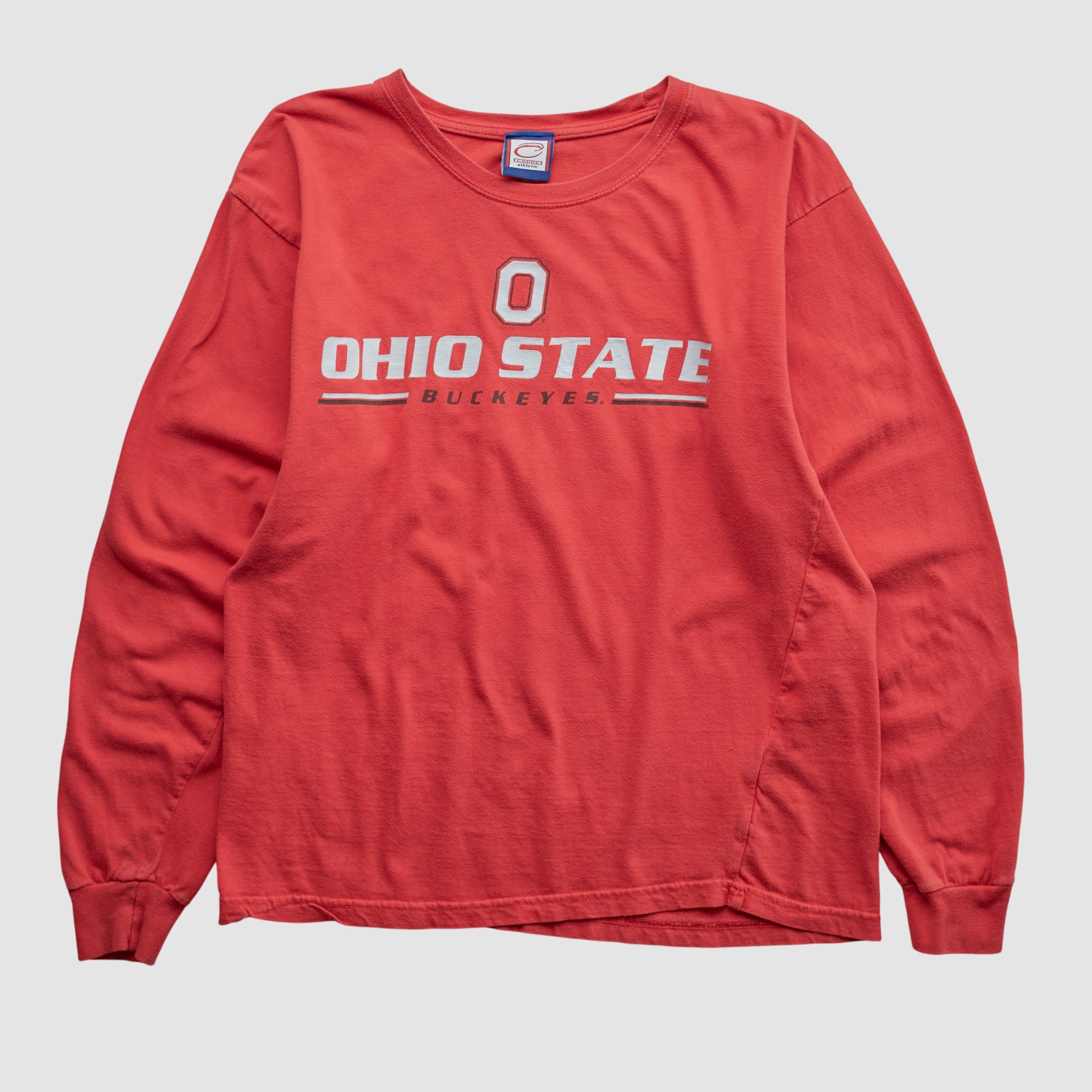 Ohio State Buckeyes CADRE 2000s Long Sleeve T-shirt - Red - S